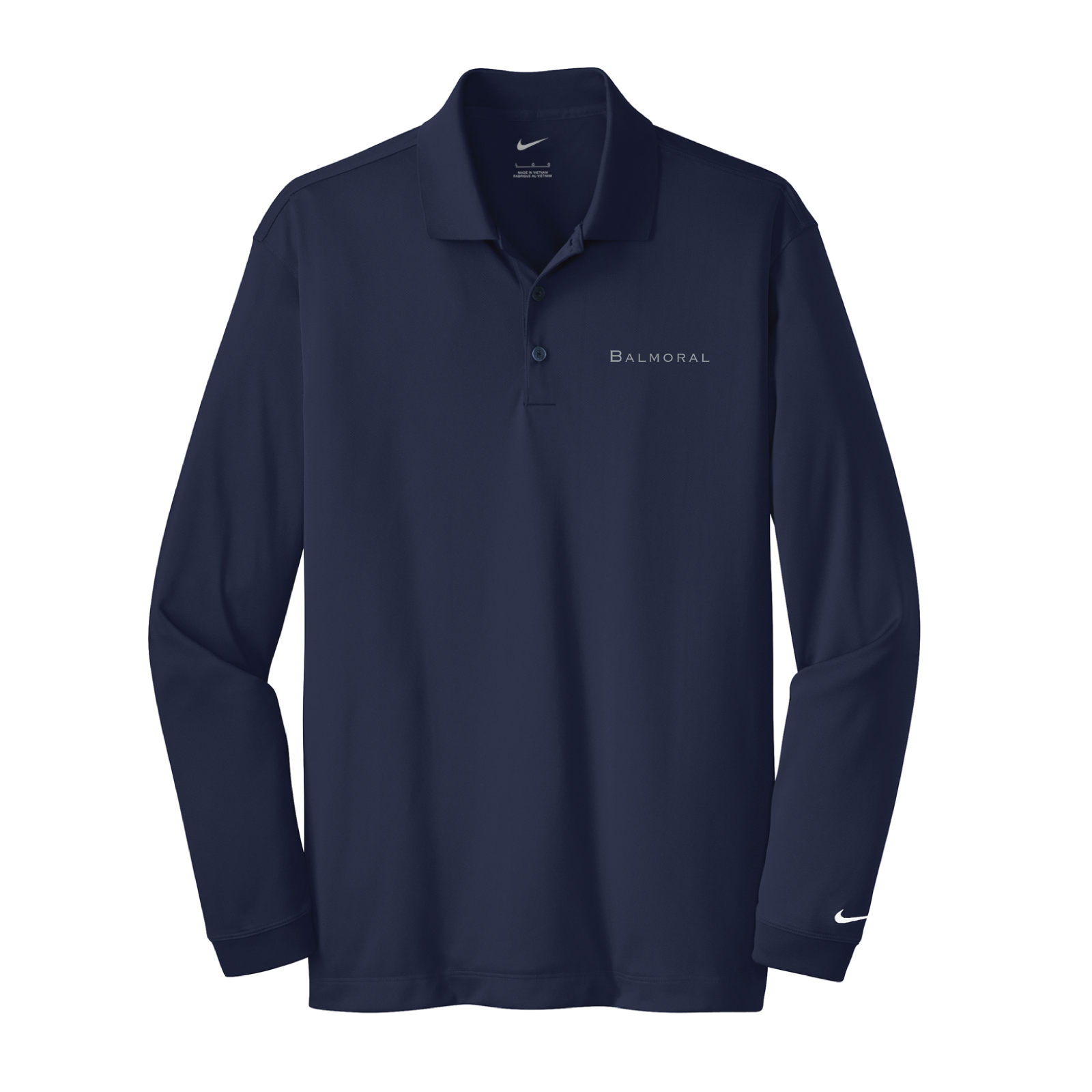 Balmoral Men's Nike Long Sleeve Stretch Dri-FIT Polo