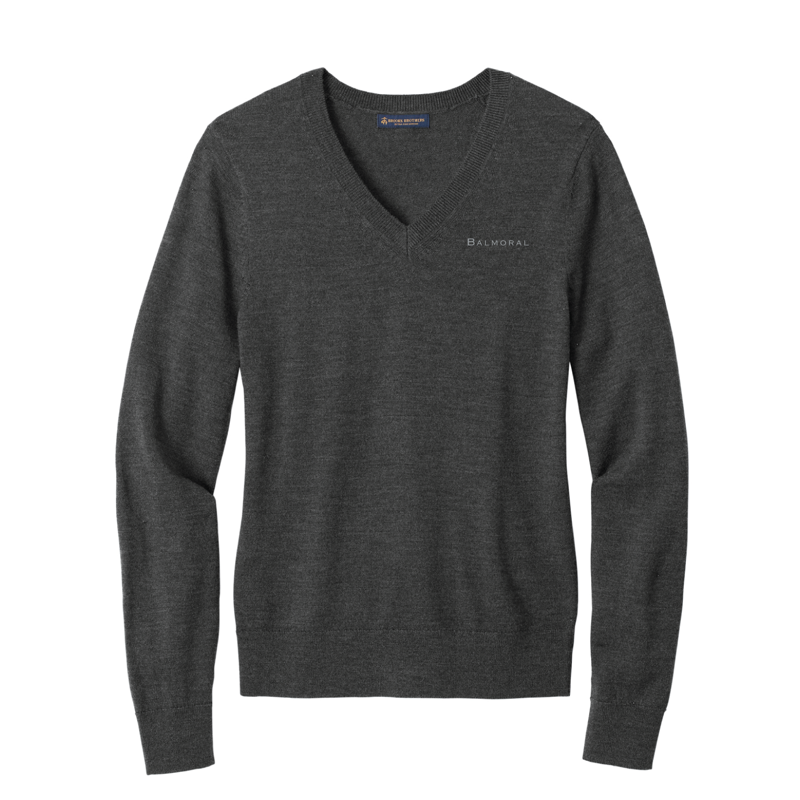 Balmoral Women's Brooks Brothers Washable Merino Wool V-Neck Sweater