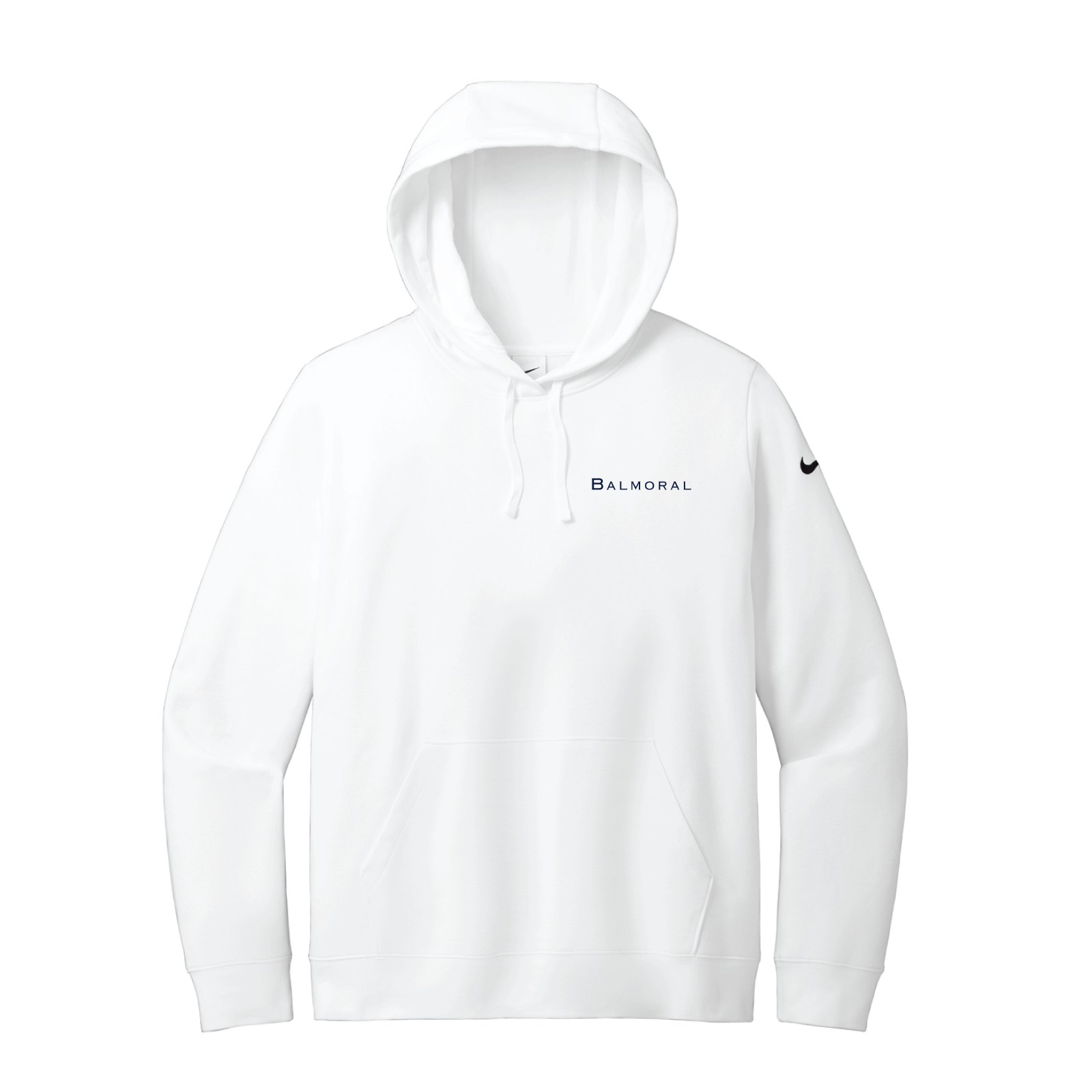 Balmoral Women's Nike Club Fleece Sleeve Swoosh Pullover Hooded Sweatshirt