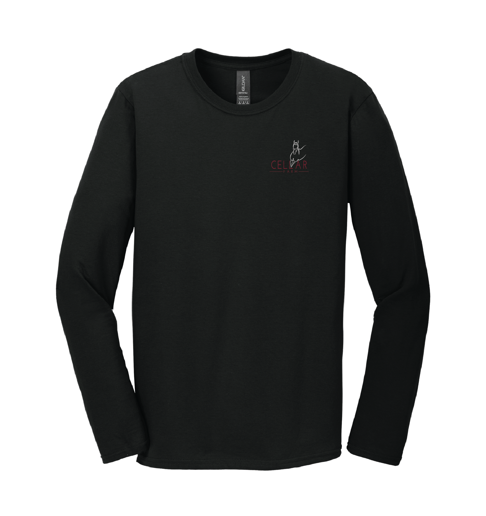 Cellar Farm Men's Gildan Softstyle Long Sleeve Shirt