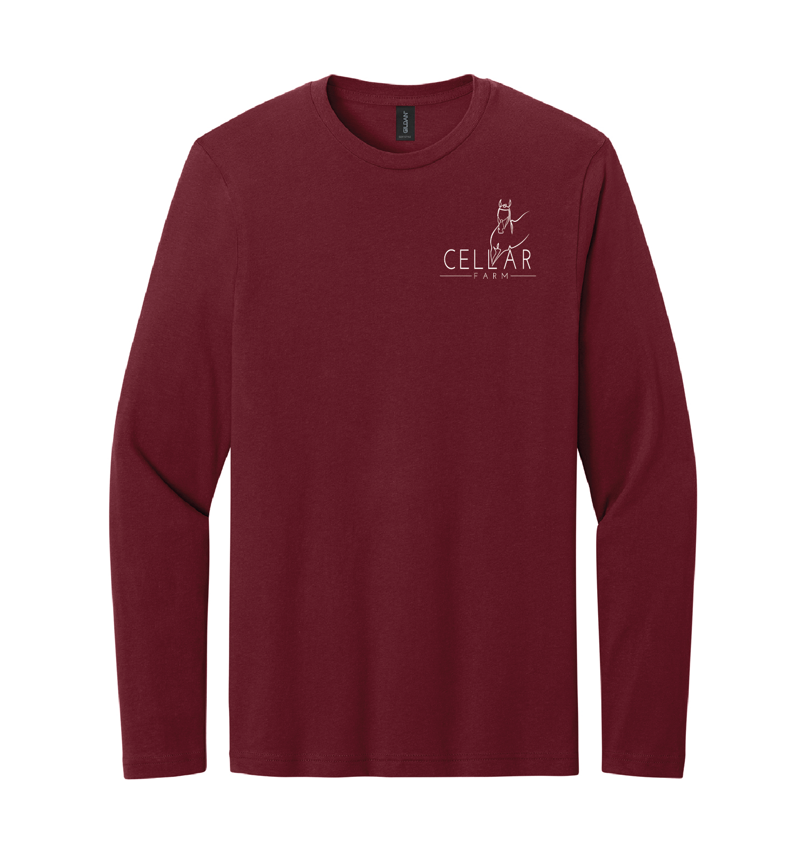 Cellar Farm Men's Gildan Softstyle Long Sleeve Shirt