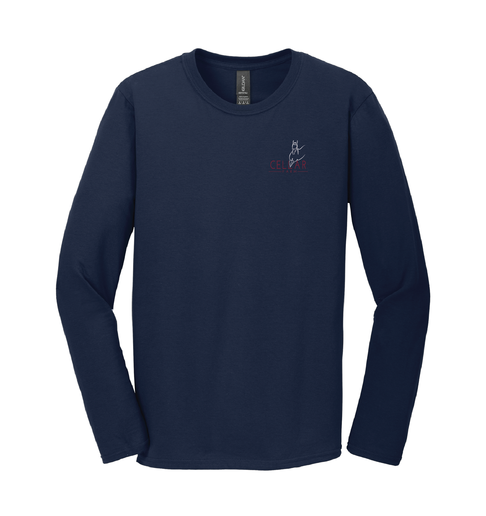 Cellar Farm Men's Gildan Softstyle Long Sleeve Shirt