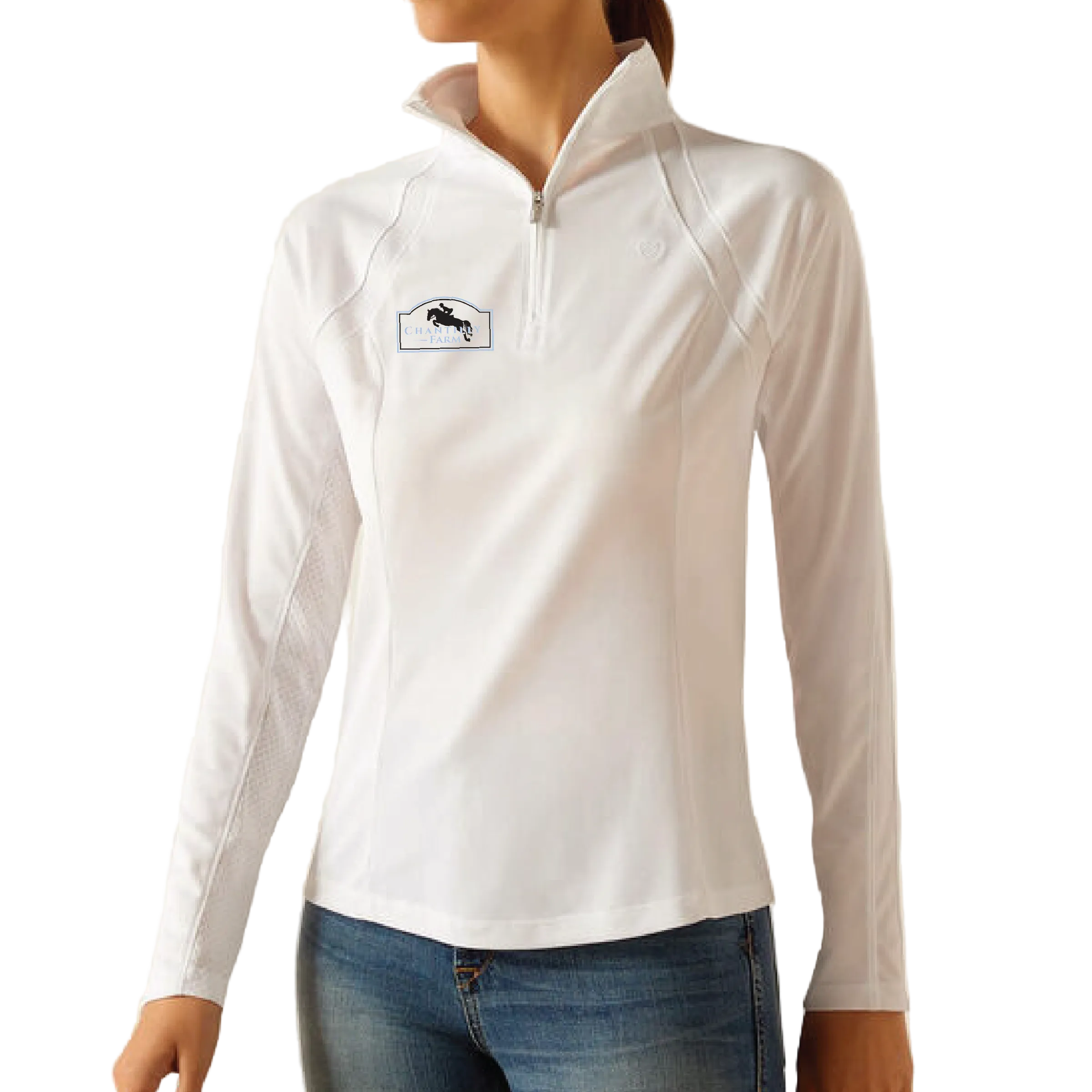 Chantilly Farm Women's Ariat Sunstopper 1/4 Zip Baselayer