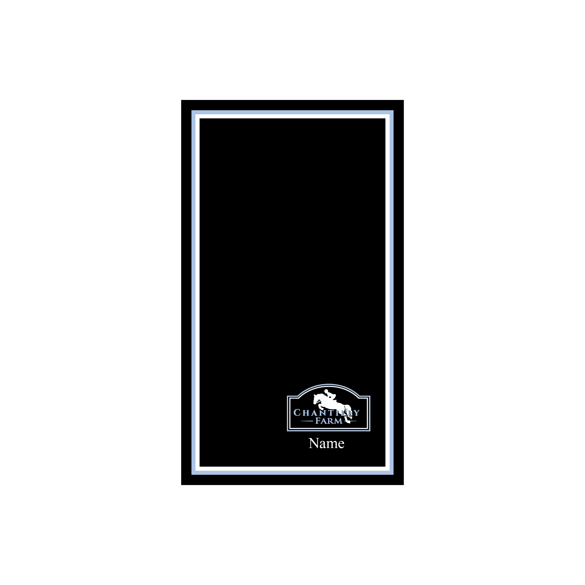 Chantilly Farm Custom Bridle Drape