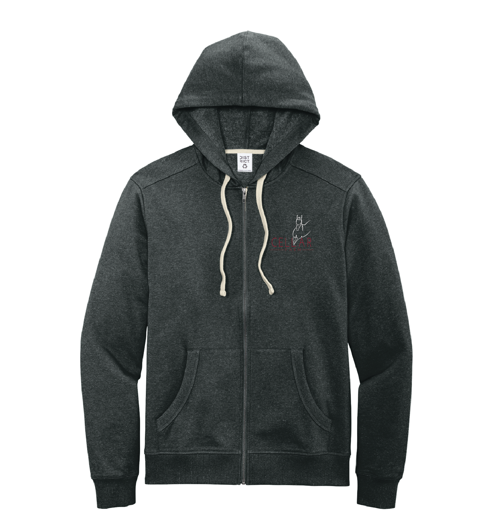 Cellar Farm Men's District Full Zip Hoodie