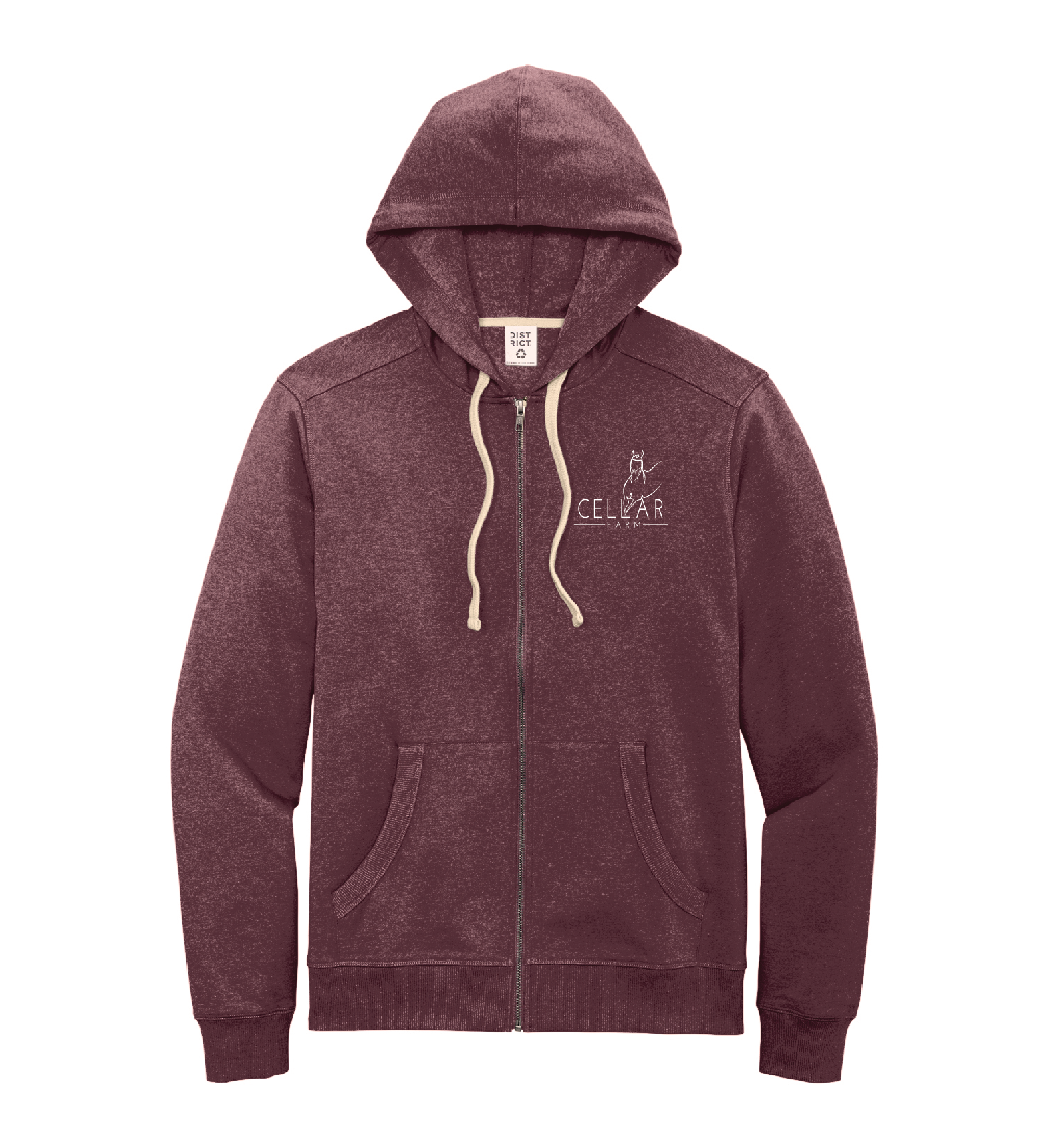 Cellar Farm Men's District Full Zip Hoodie
