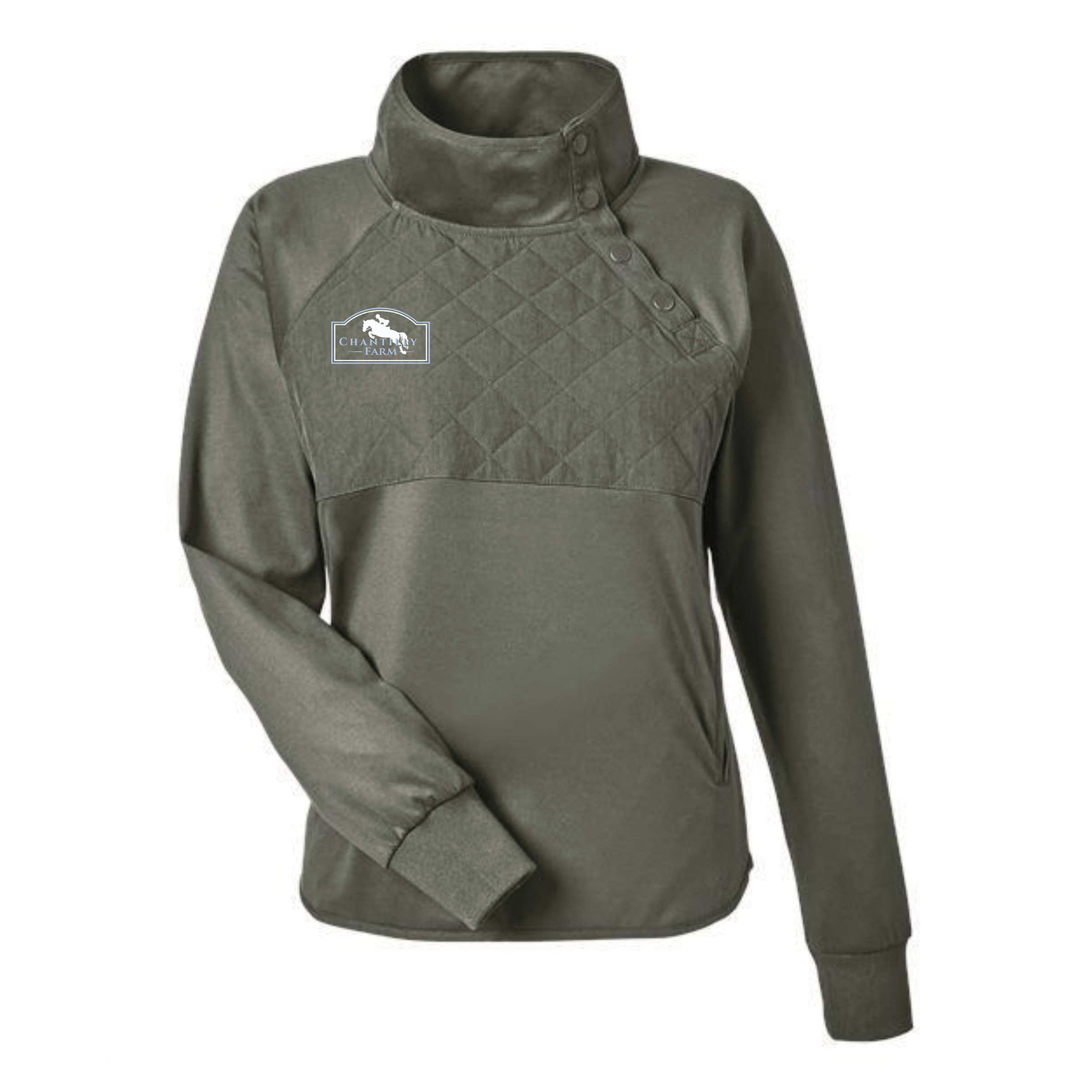 Chantilly Farm Women's Swannies Ellis Snap Neck Pullover