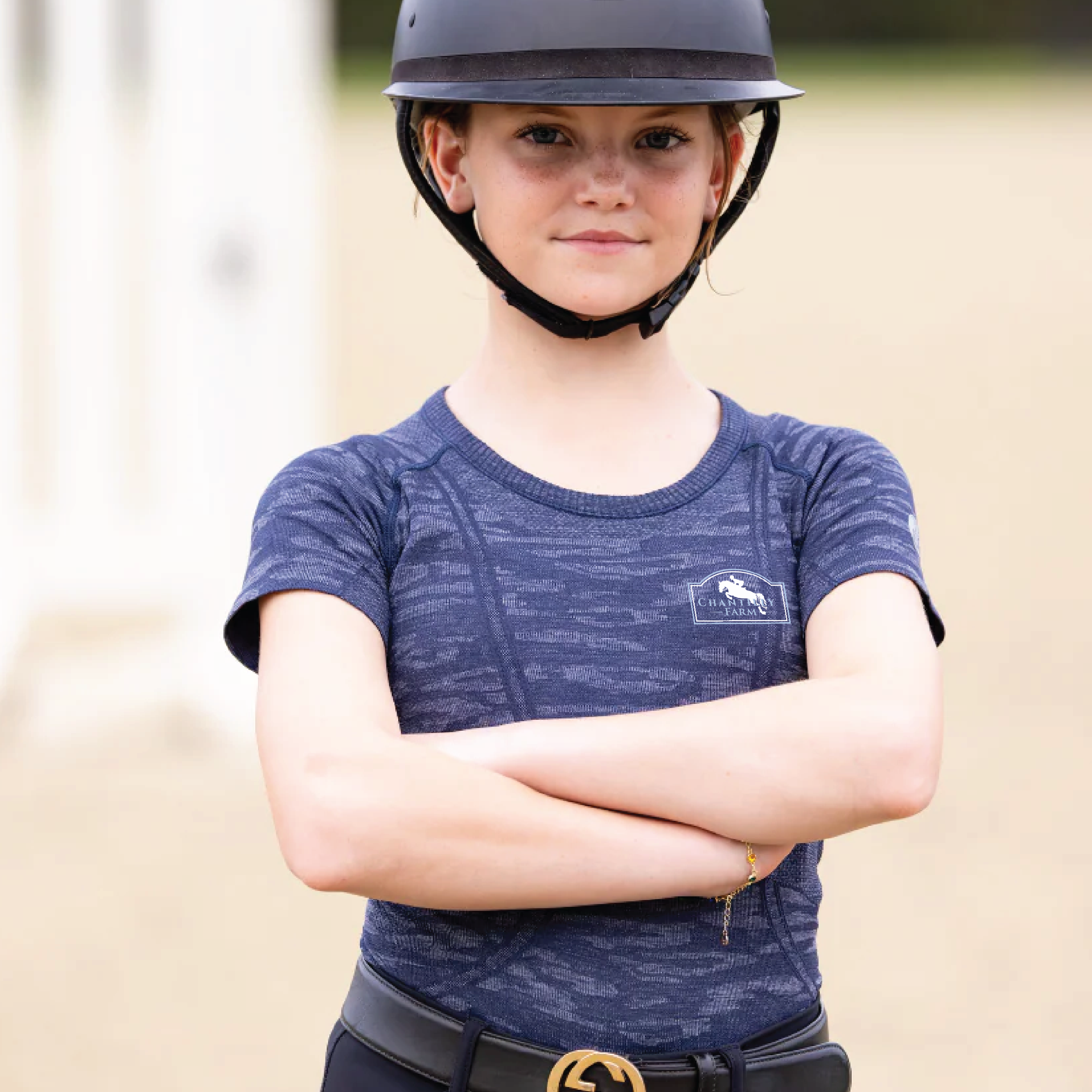 Chantilly Farm TKEQ MINI Kennedy Seamless Short Sleeve