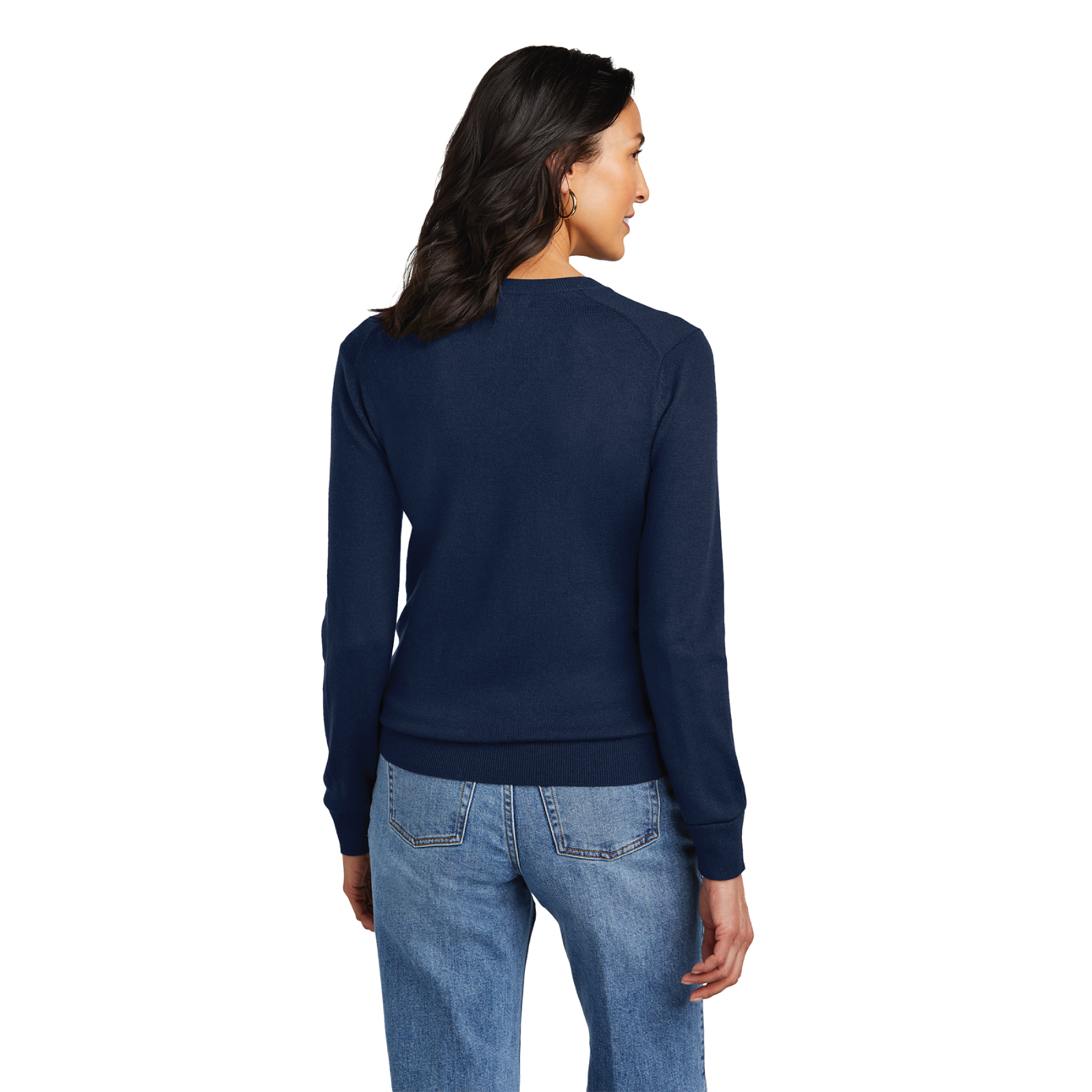 Copper Hill Farm Women's Brooks Brothers Washable Merino Wool V-Neck Sweater