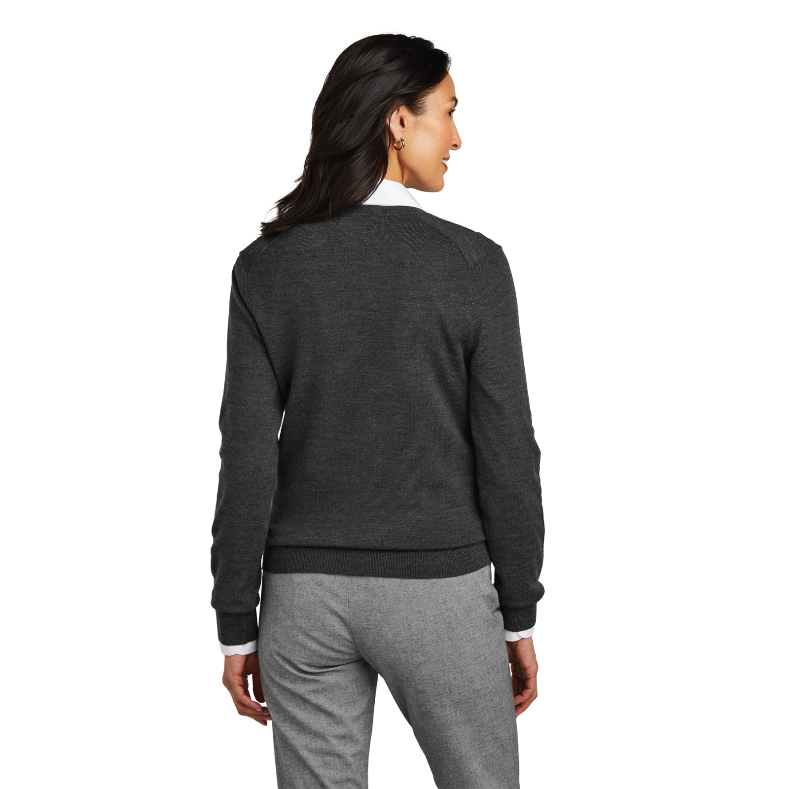 CHF Women's Brooks Brothers Washable Merino Wool V-Neck Sweater