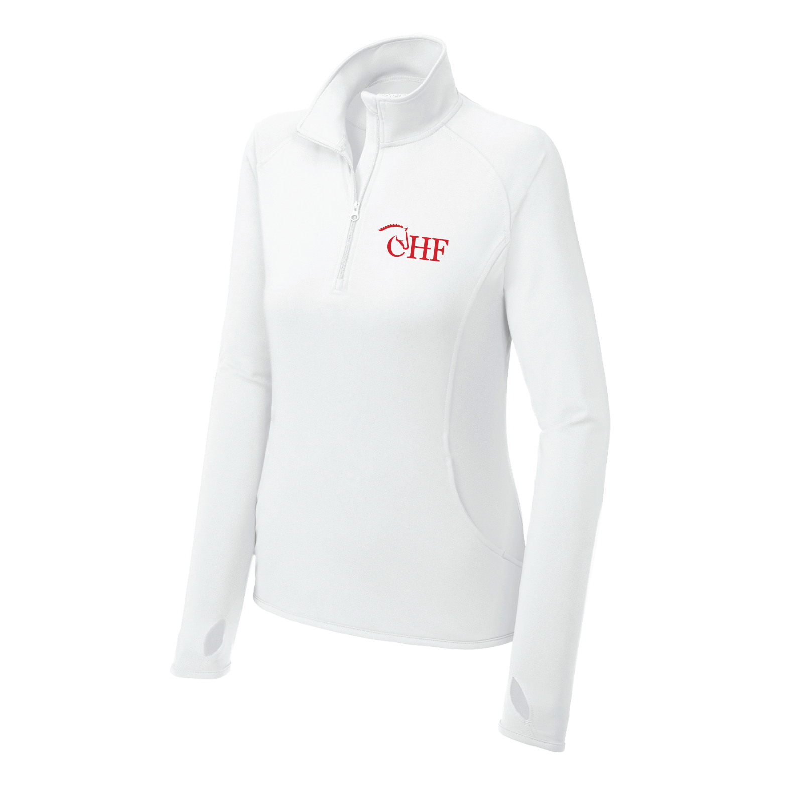 CHF Women's Sport-Tek Sport-Wick Stretch 1/4 Zip Pullover