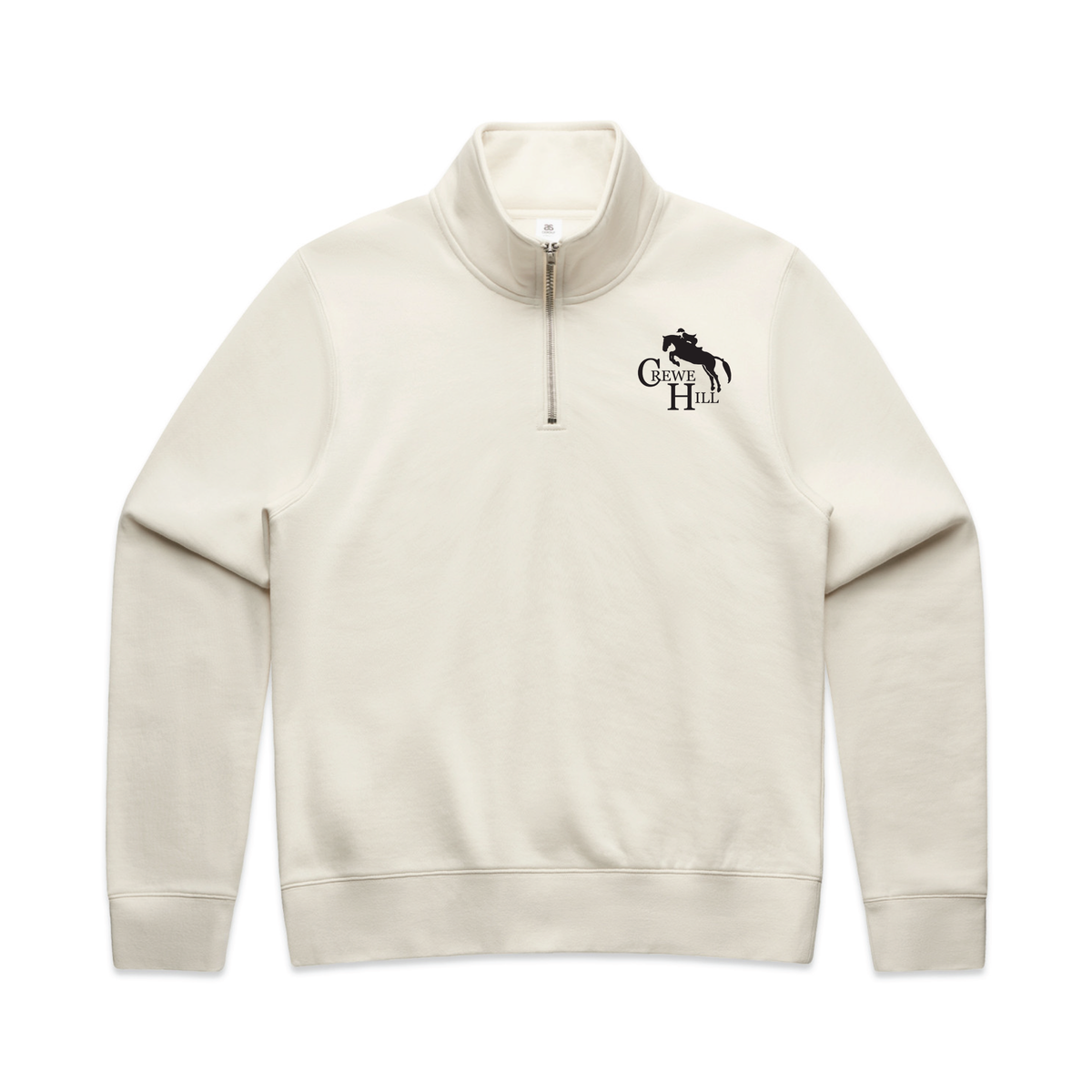 Crewe Hill Women's AS Colour Stencil Half Zip Crew
