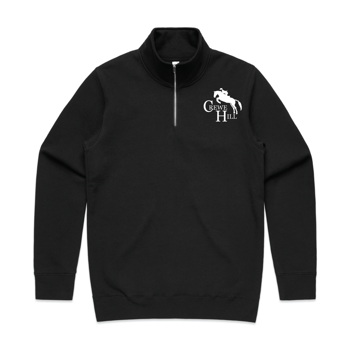 Crewe Hill Men's AS Colour Stencil Half Zip Crew