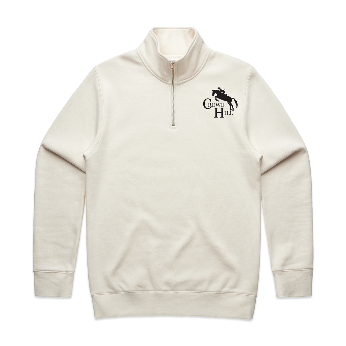 Crewe Hill Men's AS Colour Stencil Half Zip Crew