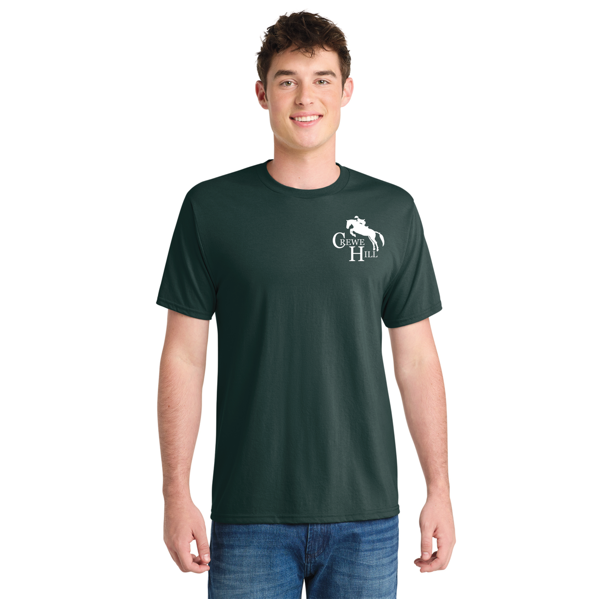 Crewe Hill Men's Port & Co Performance Blend Tee