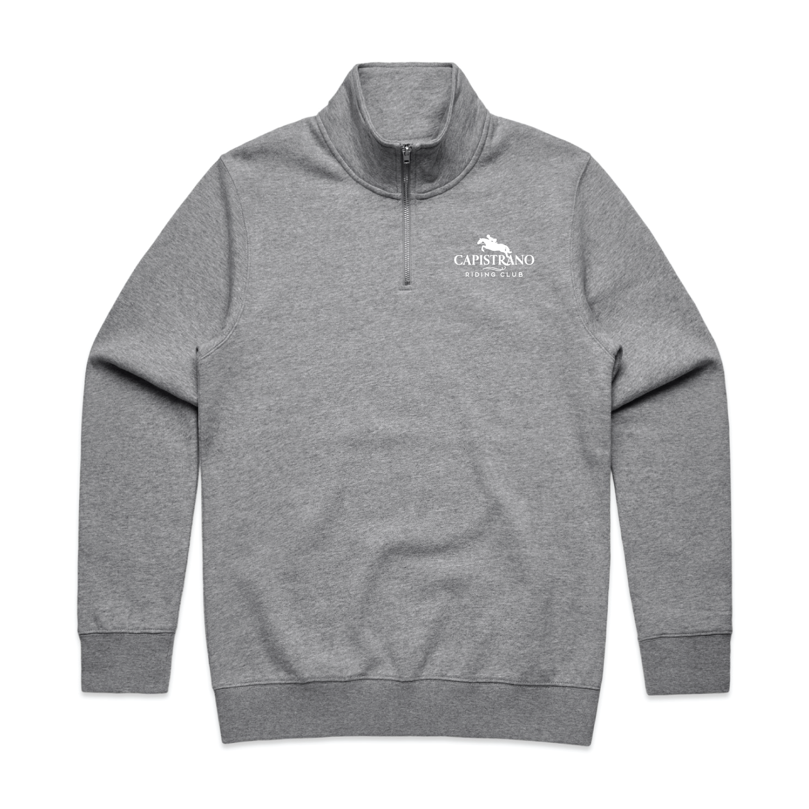 Capistrano Riding Club Men's AS Colour Stencil Half Zip Crew