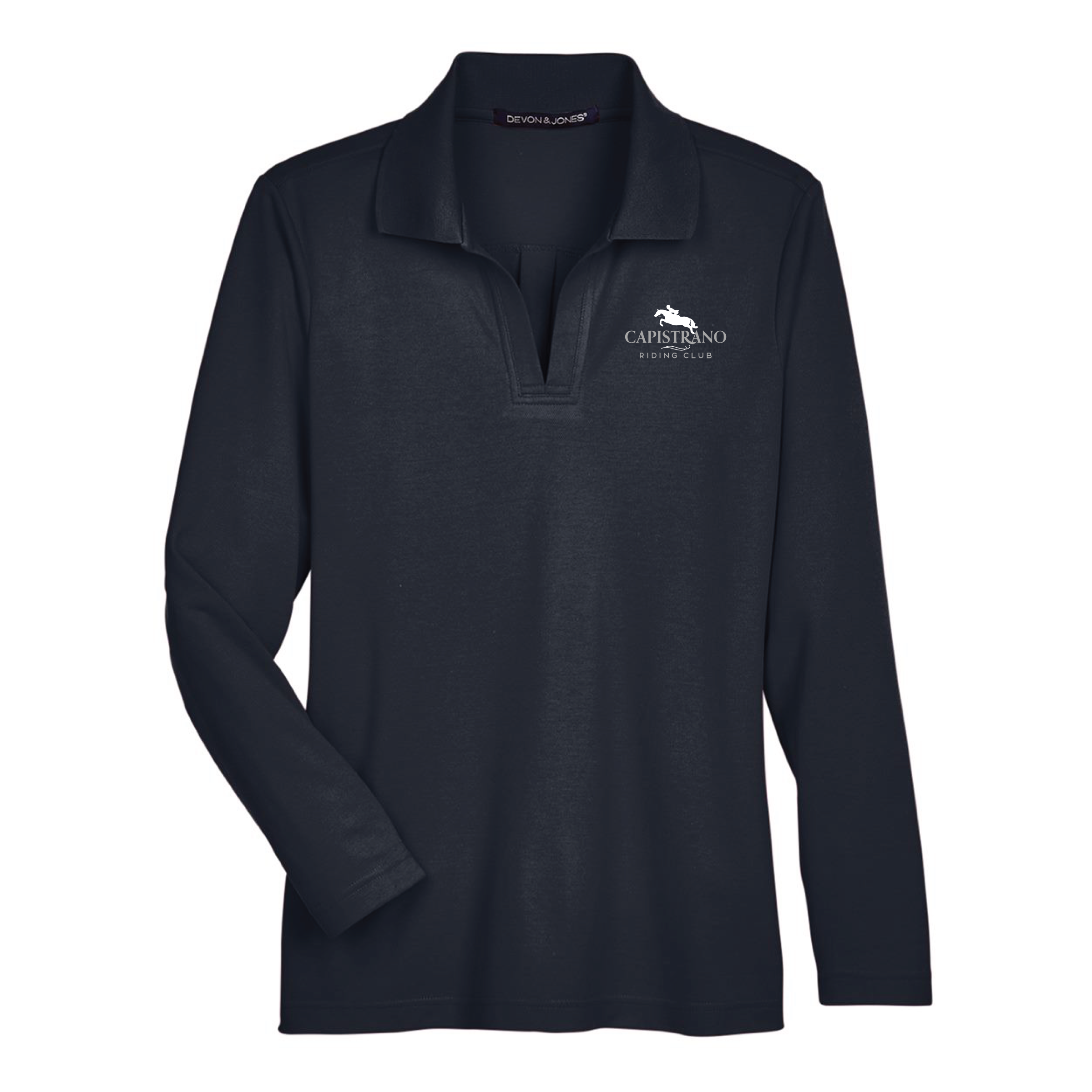 Capistrano Riding Club Women's Devon & Jones Long Sleeve Performance Polo