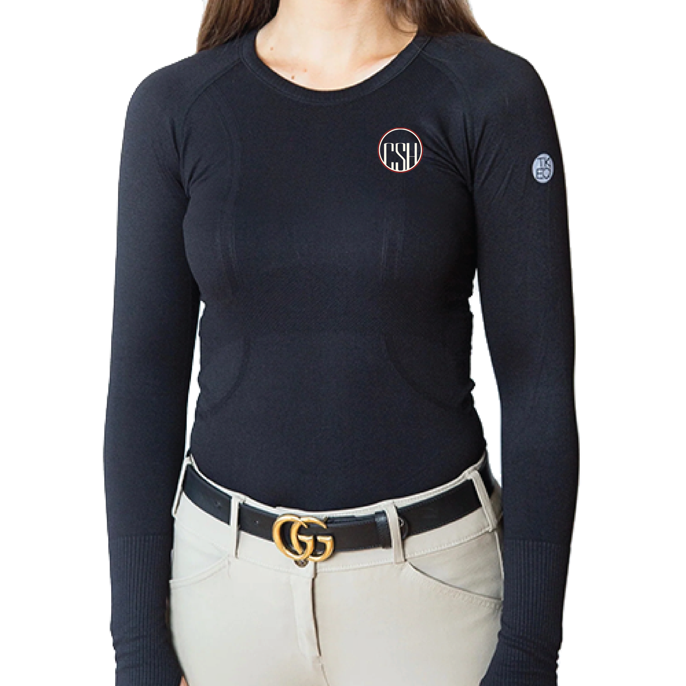 Cherokee Show Horses Women's TKEQ 'Kennedy' Seamless Long Sleeve