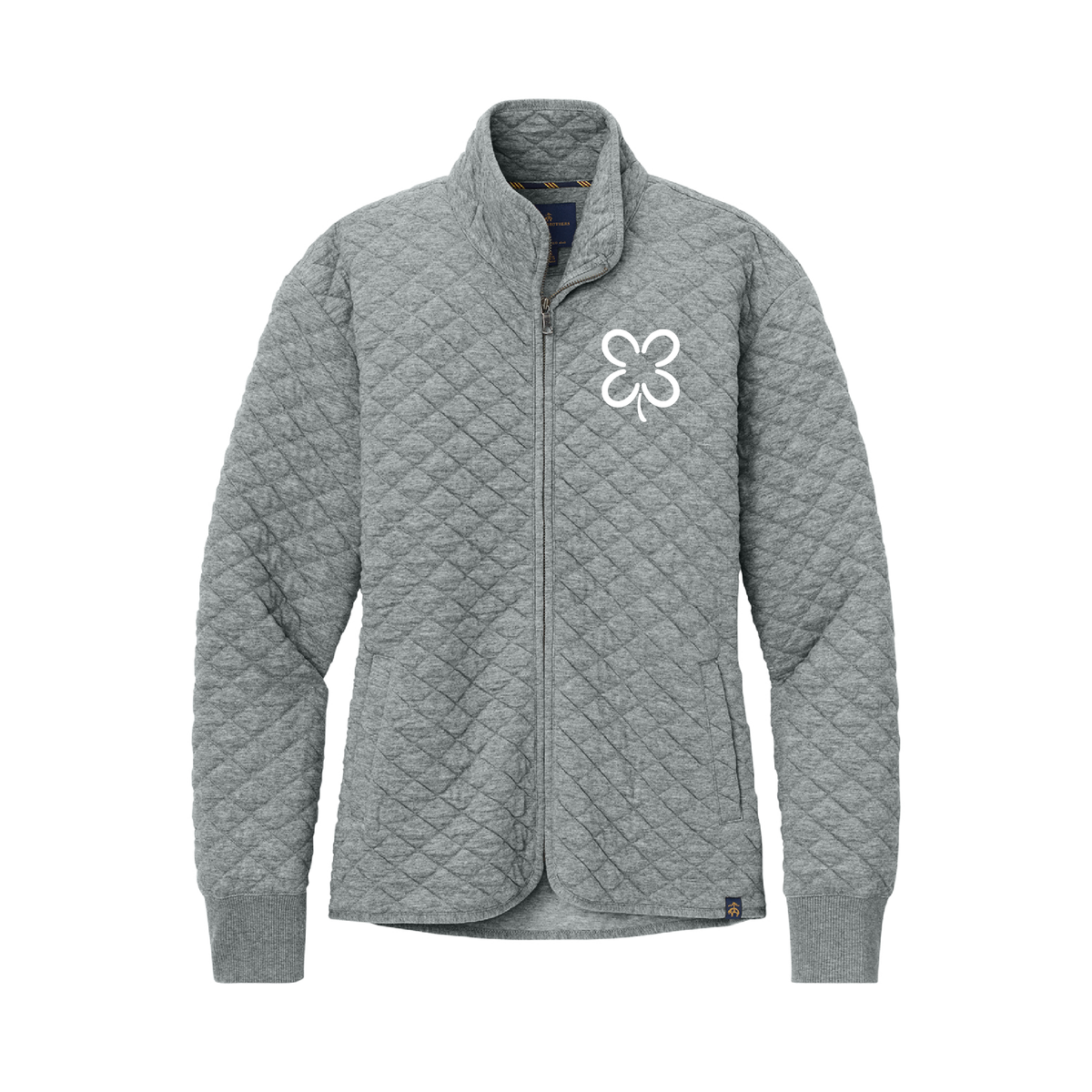 Clover Stone Ranch Women's Brooks Brothers Diamond Quilt Full Zip