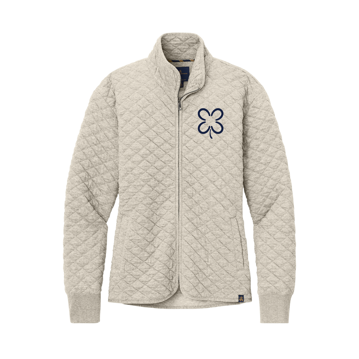 Clover Stone Ranch Women's Brooks Brothers Diamond Quilt Full Zip