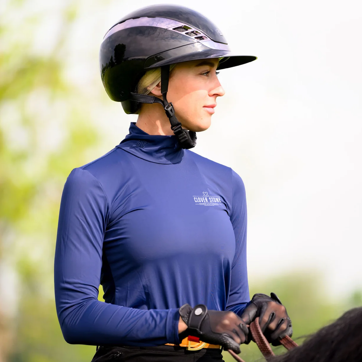 Clover Stone Ranch Women's Euphoric Equestrian Otto Turtleneck