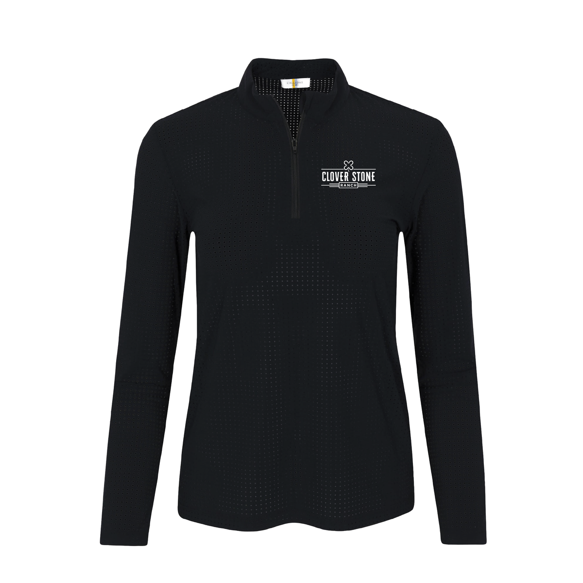 Clover Stone Ranch Women's Callidae The Lightweight Perforated Performance Quarter Zip