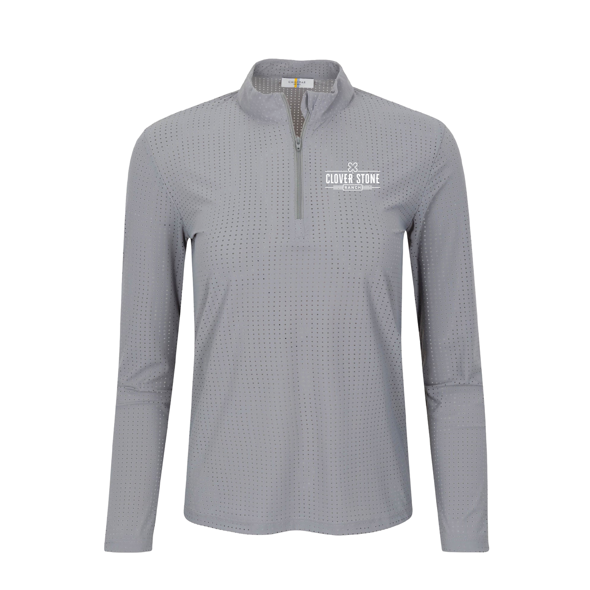 Clover Stone Ranch Women's Callidae The Lightweight Perforated Performance Quarter Zip