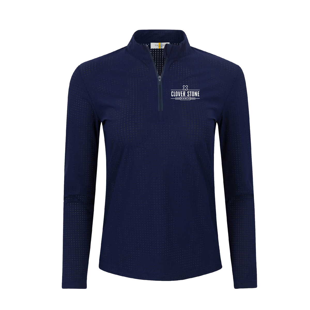 Clover Stone Ranch Women's Callidae The Lightweight Perforated Performance Quarter Zip