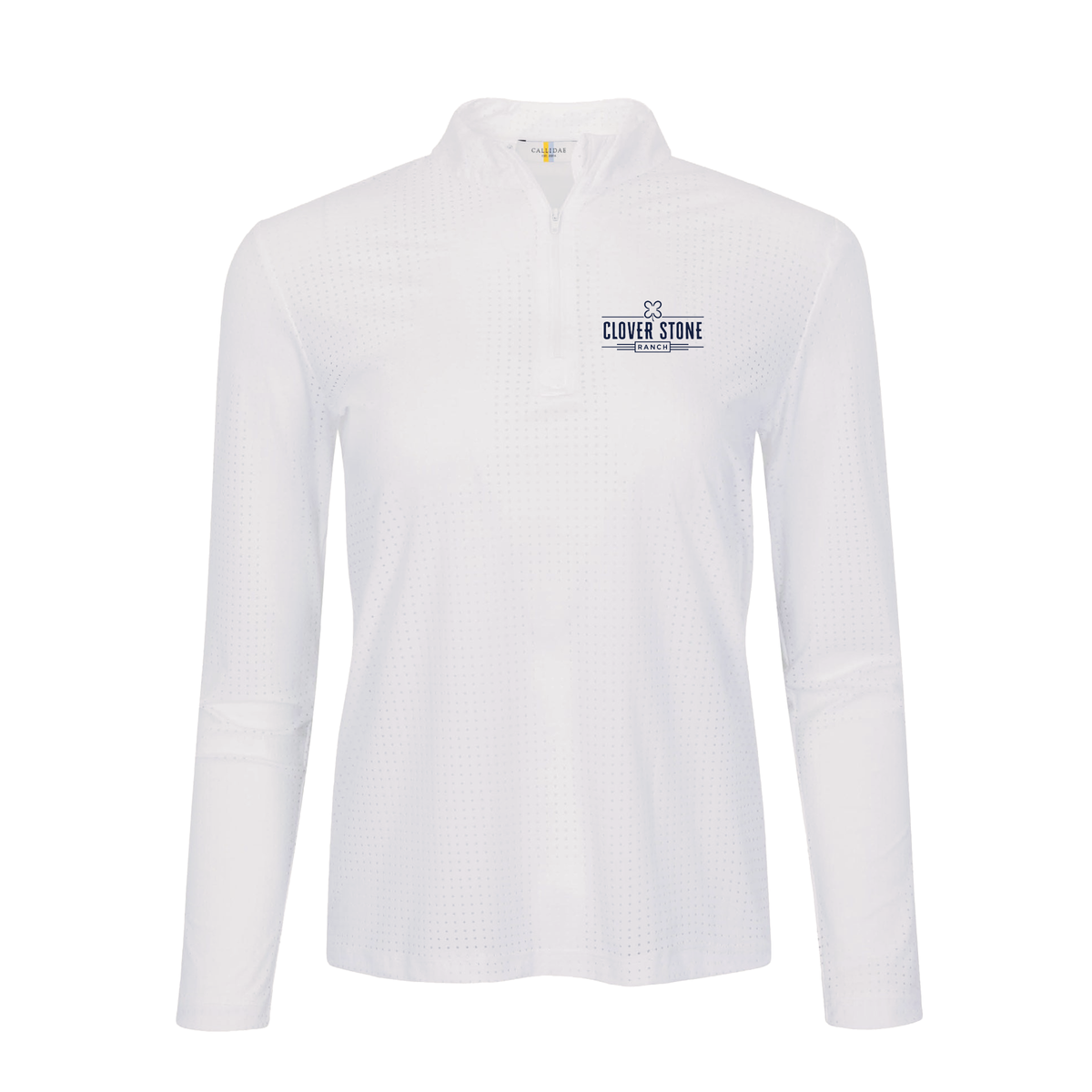 Clover Stone Ranch Women's Callidae The Lightweight Perforated Performance Quarter Zip