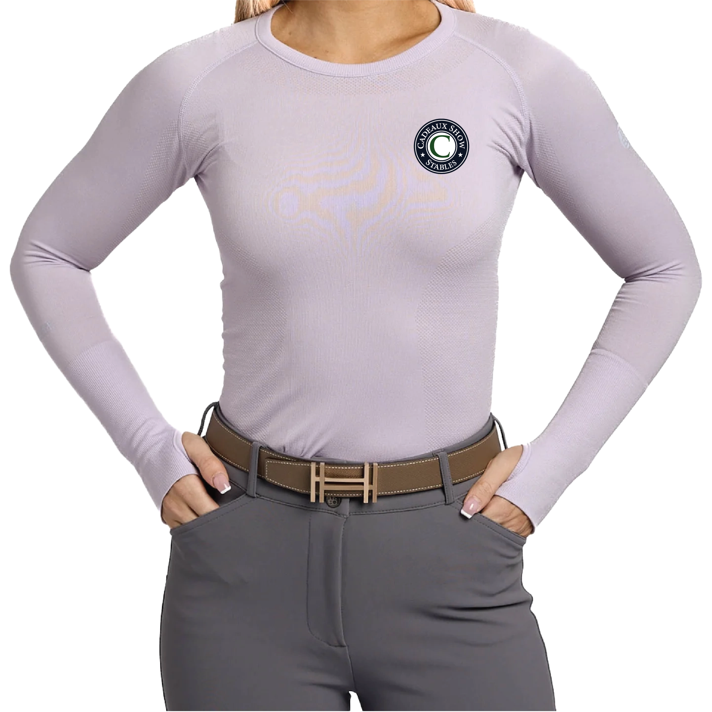 Cadeaux Show Stables Women's TKEQ 'Kennedy' Seamless Long Sleeve