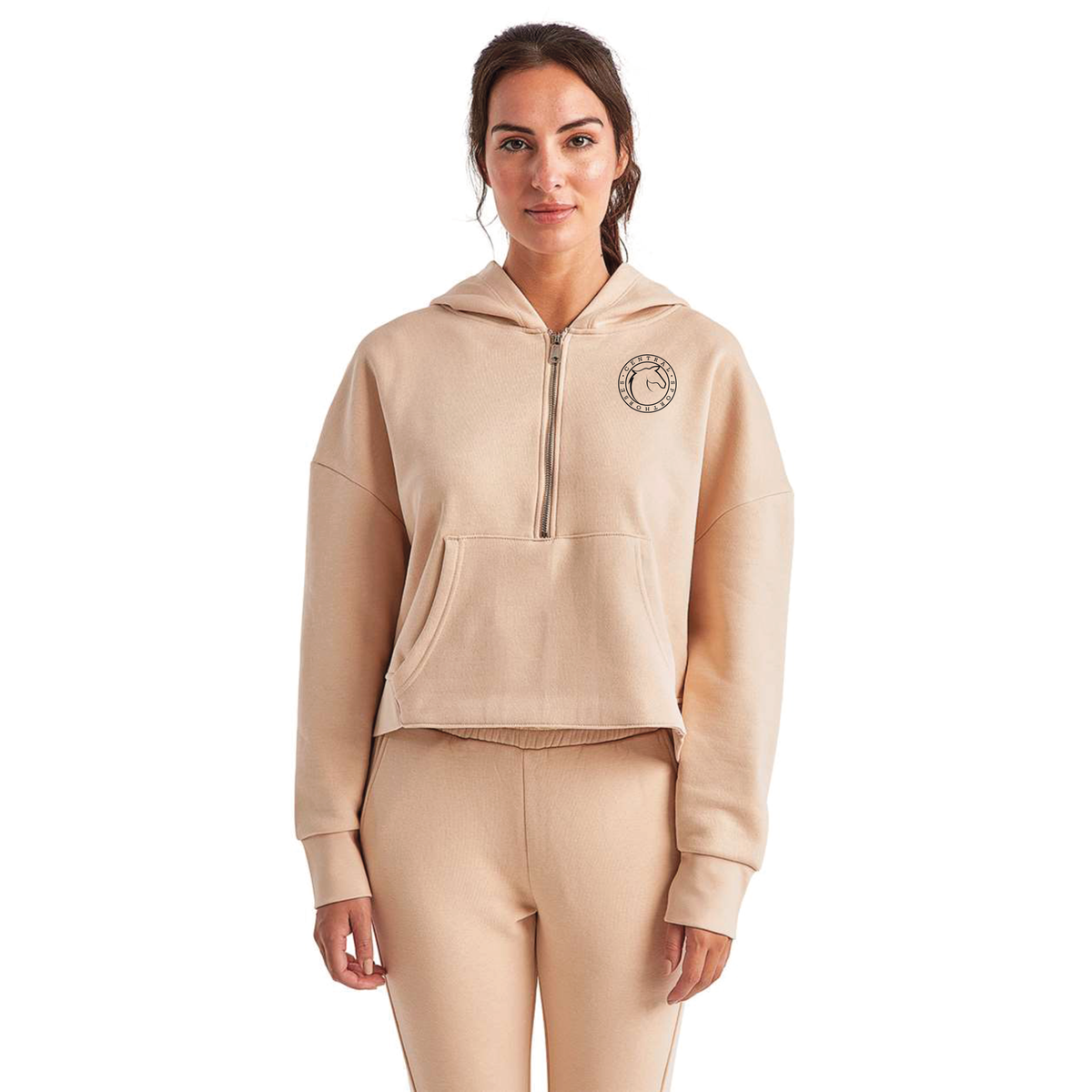 Central Sporthorses Women's TriDri Alice Half-Zip Hooded Sweatshirt