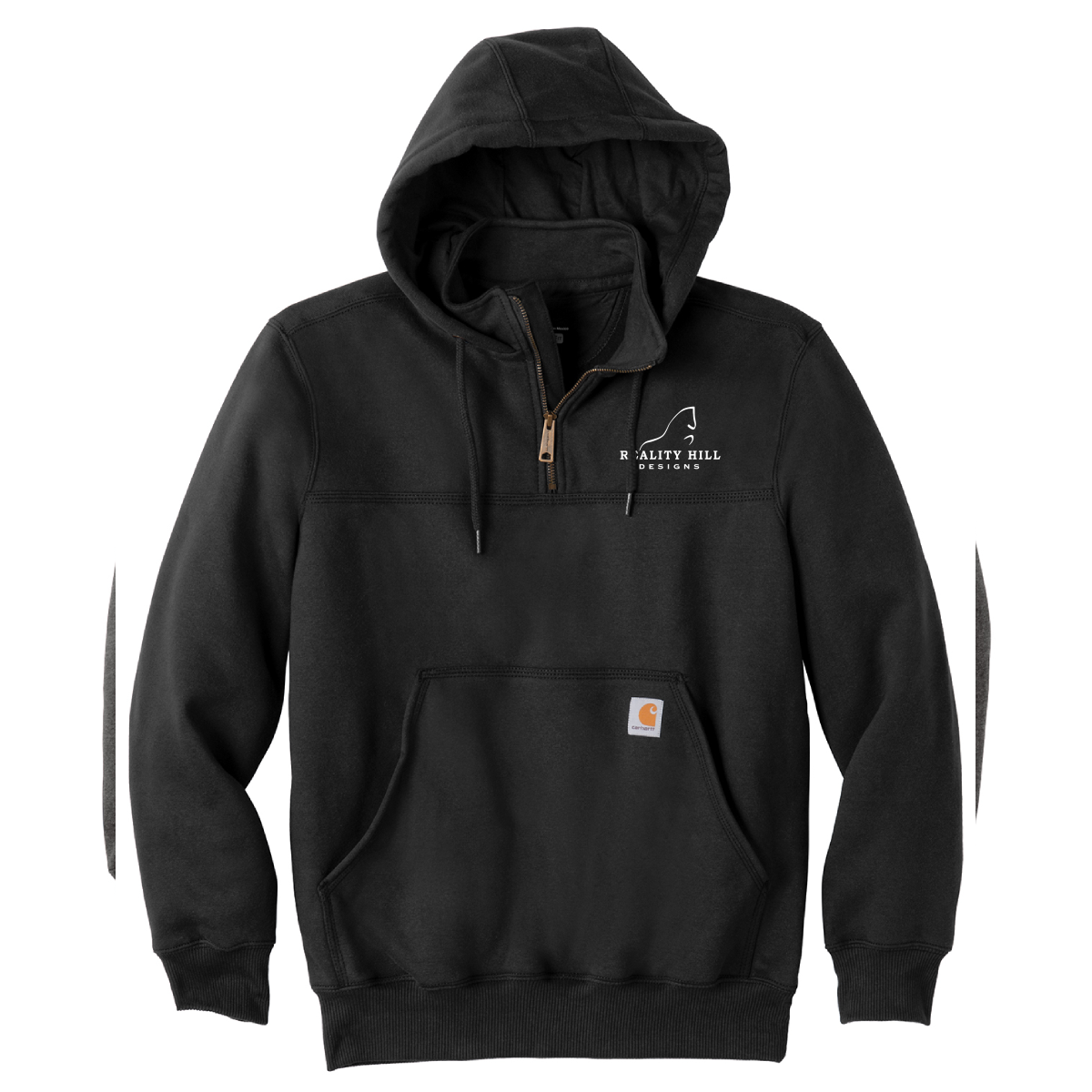Men's Carhartt Rain Defender Paxton Heavyweight-Hooded Zip Mock Sweatshirt