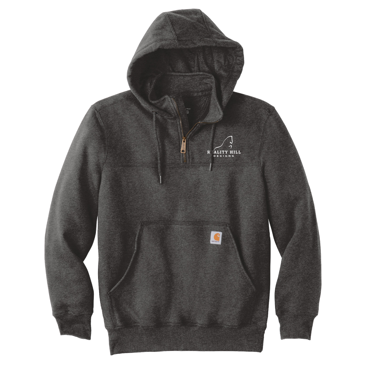Men's Carhartt Rain Defender Paxton Heavyweight-Hooded Zip Mock Sweatshirt