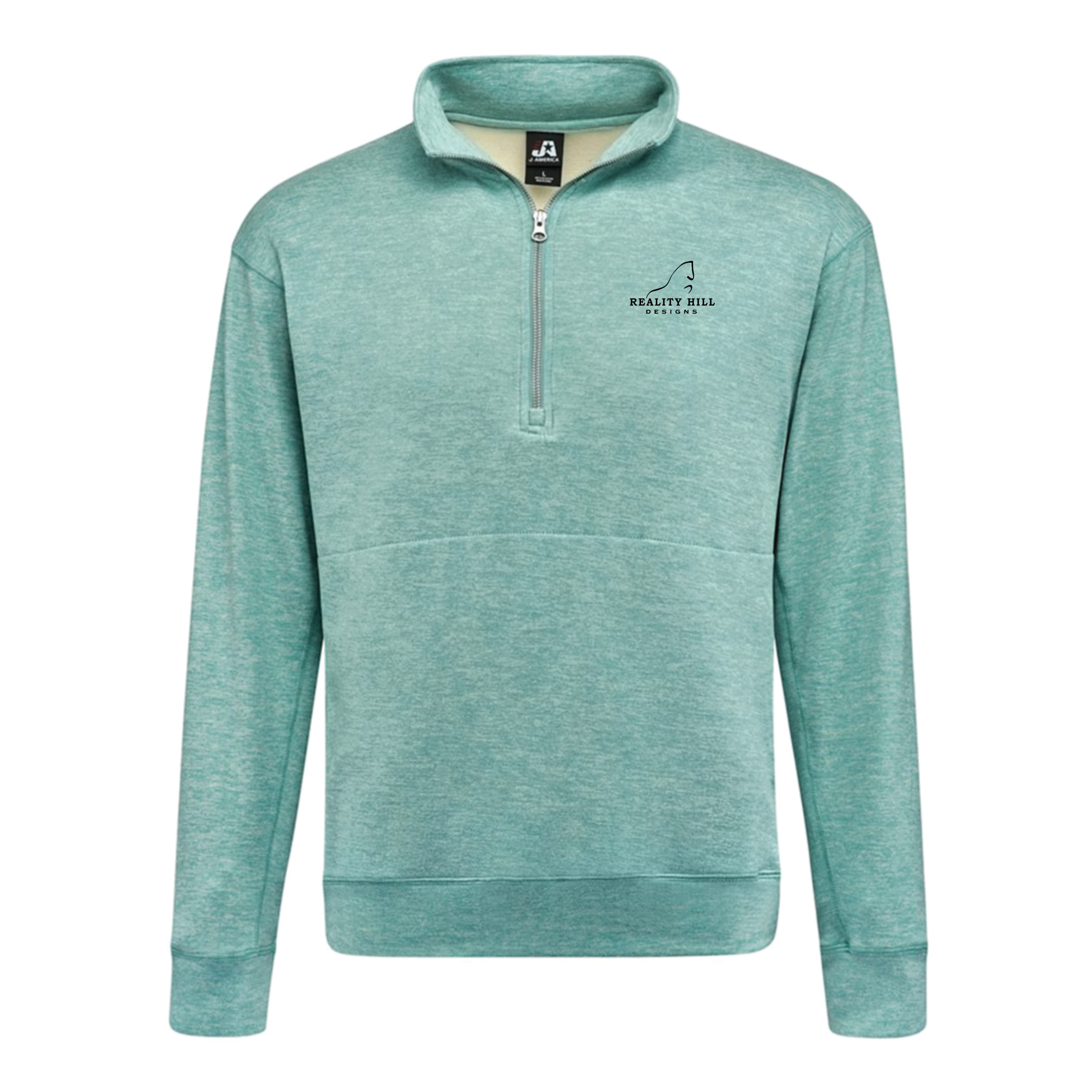 Men's J. America Electric Fleece Quarter Zip Sweatshirt