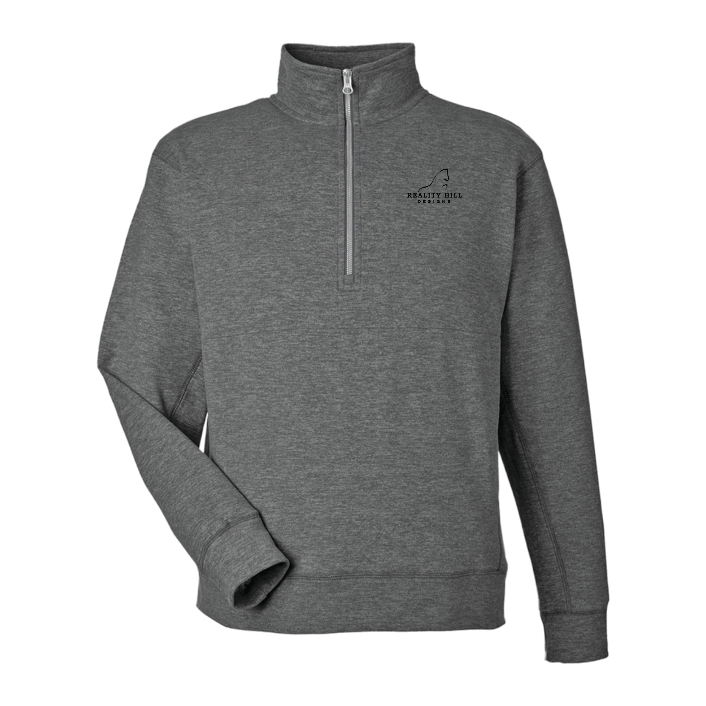 Men's J. America Electric Fleece Quarter Zip Sweatshirt