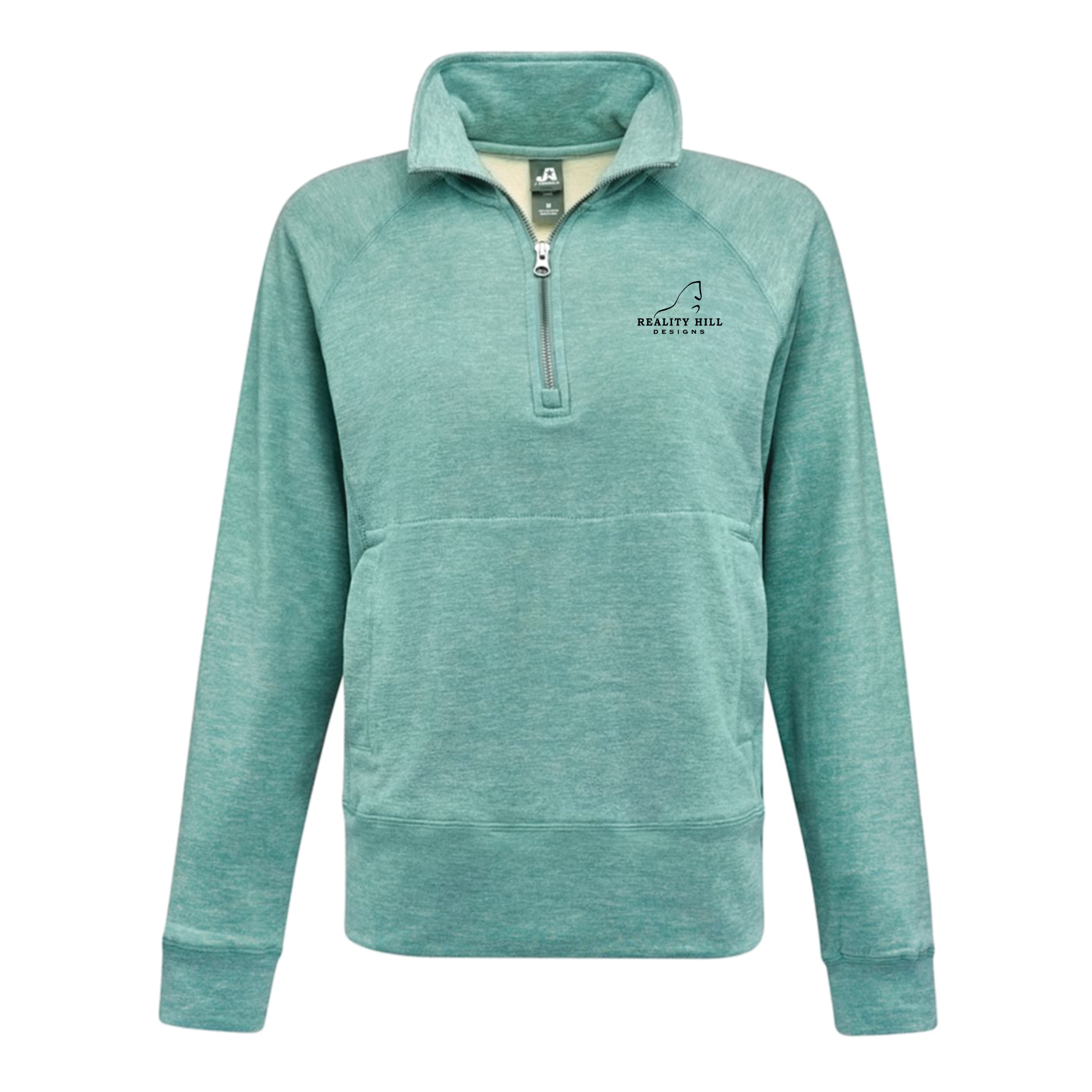 Women's J. America Electric fleece Quarter-Zip Sweatshirt