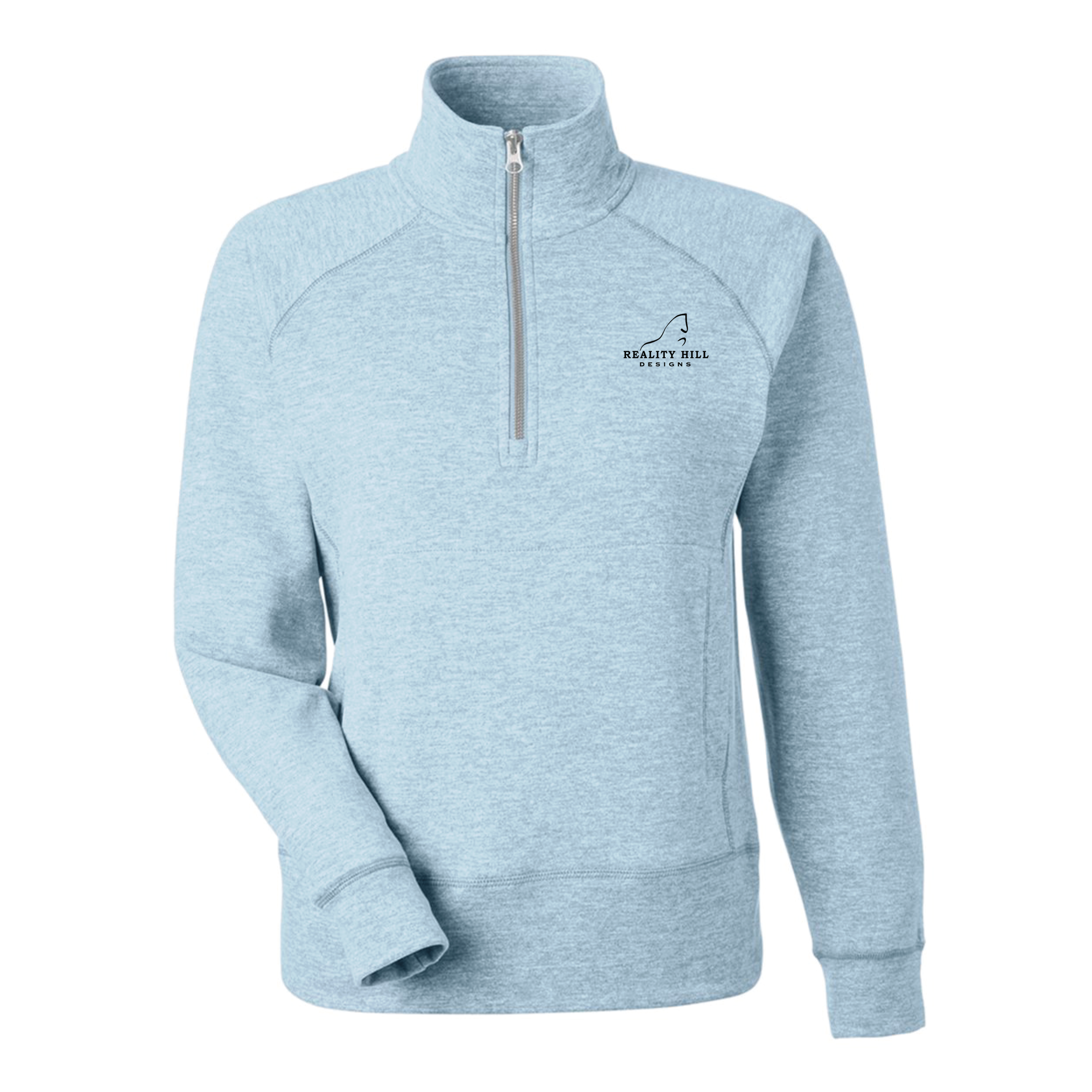 Women's J. America Electric fleece Quarter-Zip Sweatshirt