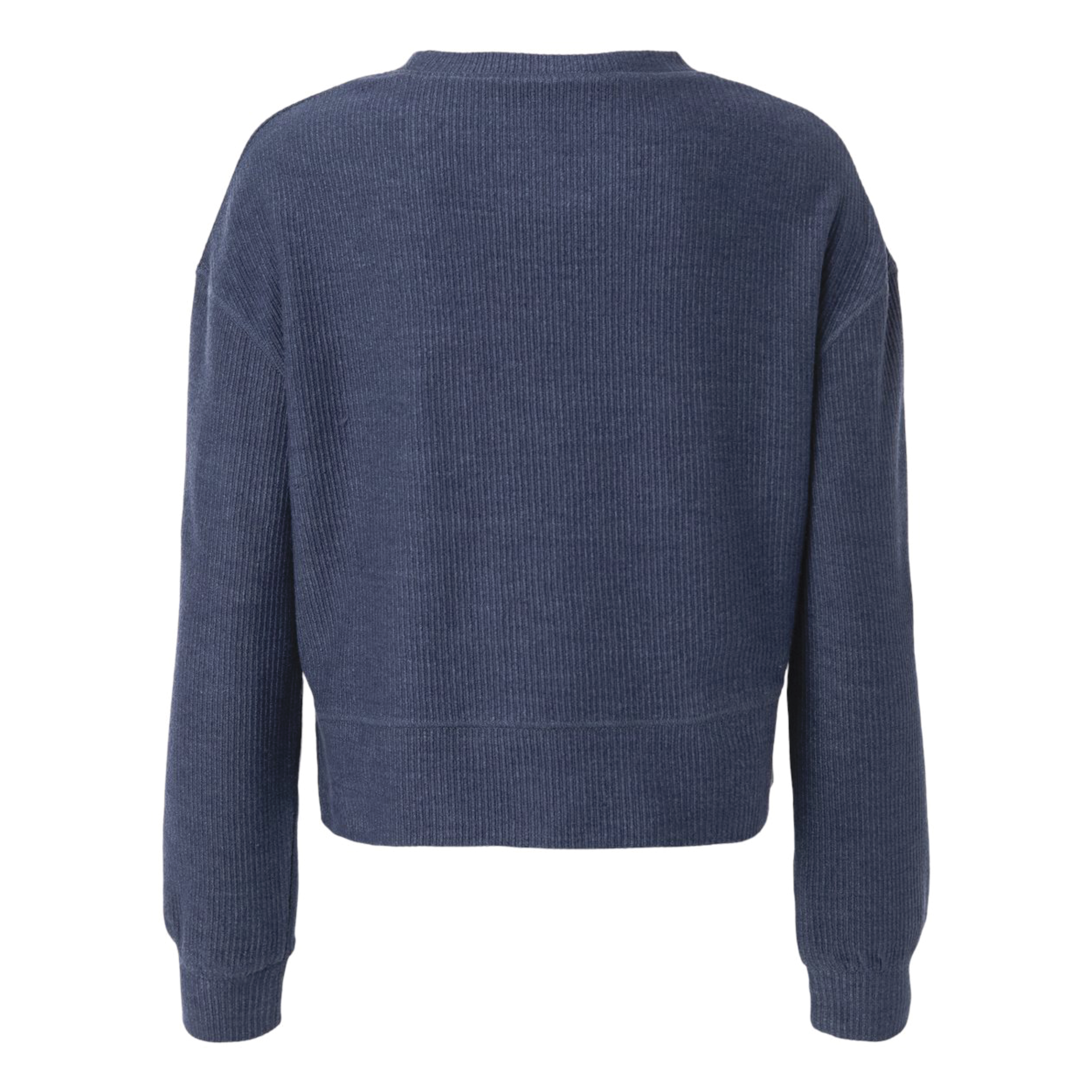 Women's Boxercraft Rib Knit Corded Boxy Crewneck Sweatshirt