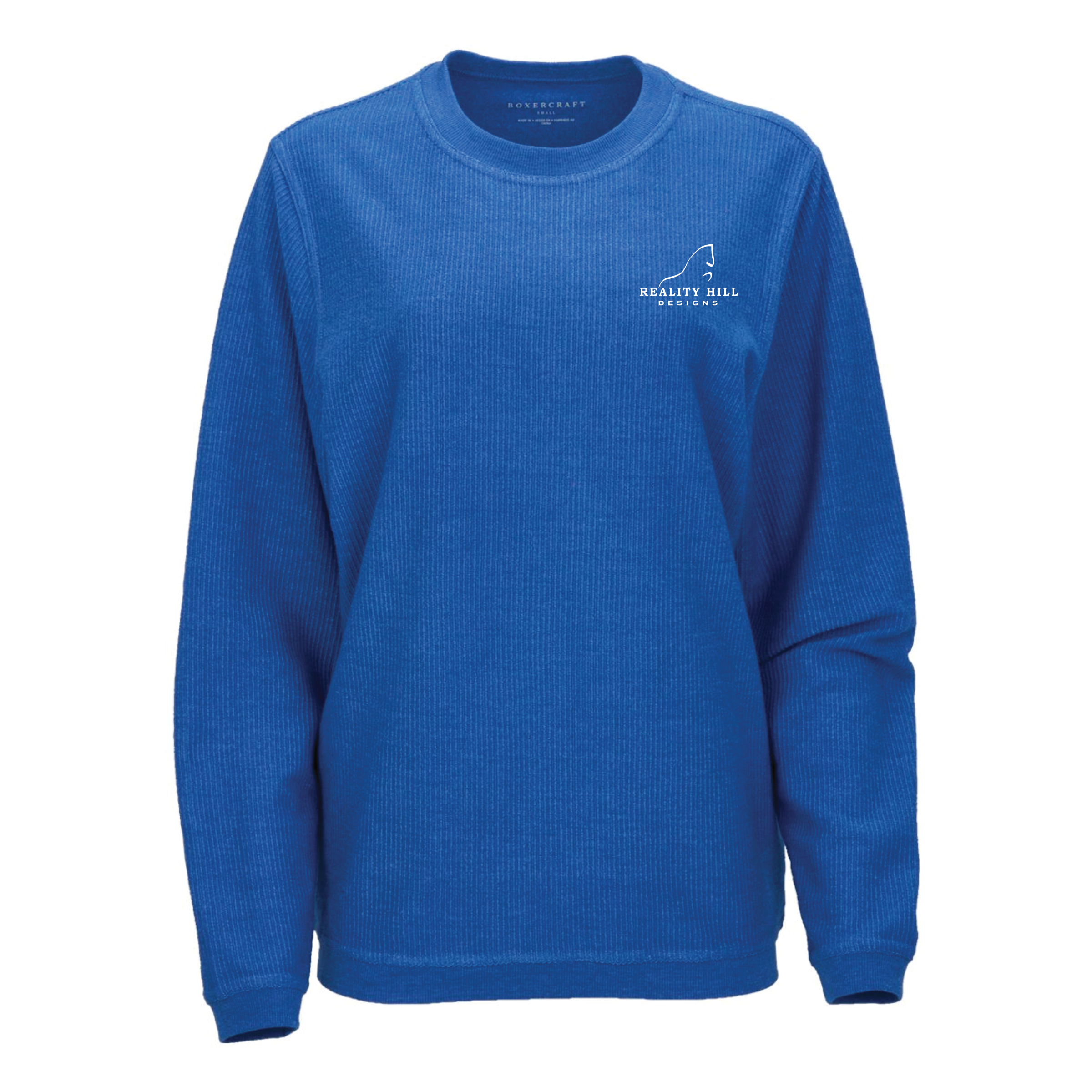 Unisex Boxercraft Corded Crewneck Sweatshirt