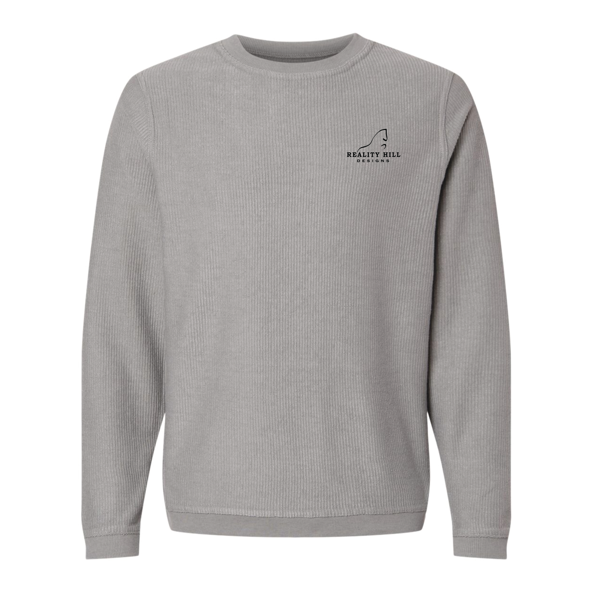 Unisex Boxercraft Corded Crewneck Sweatshirt
