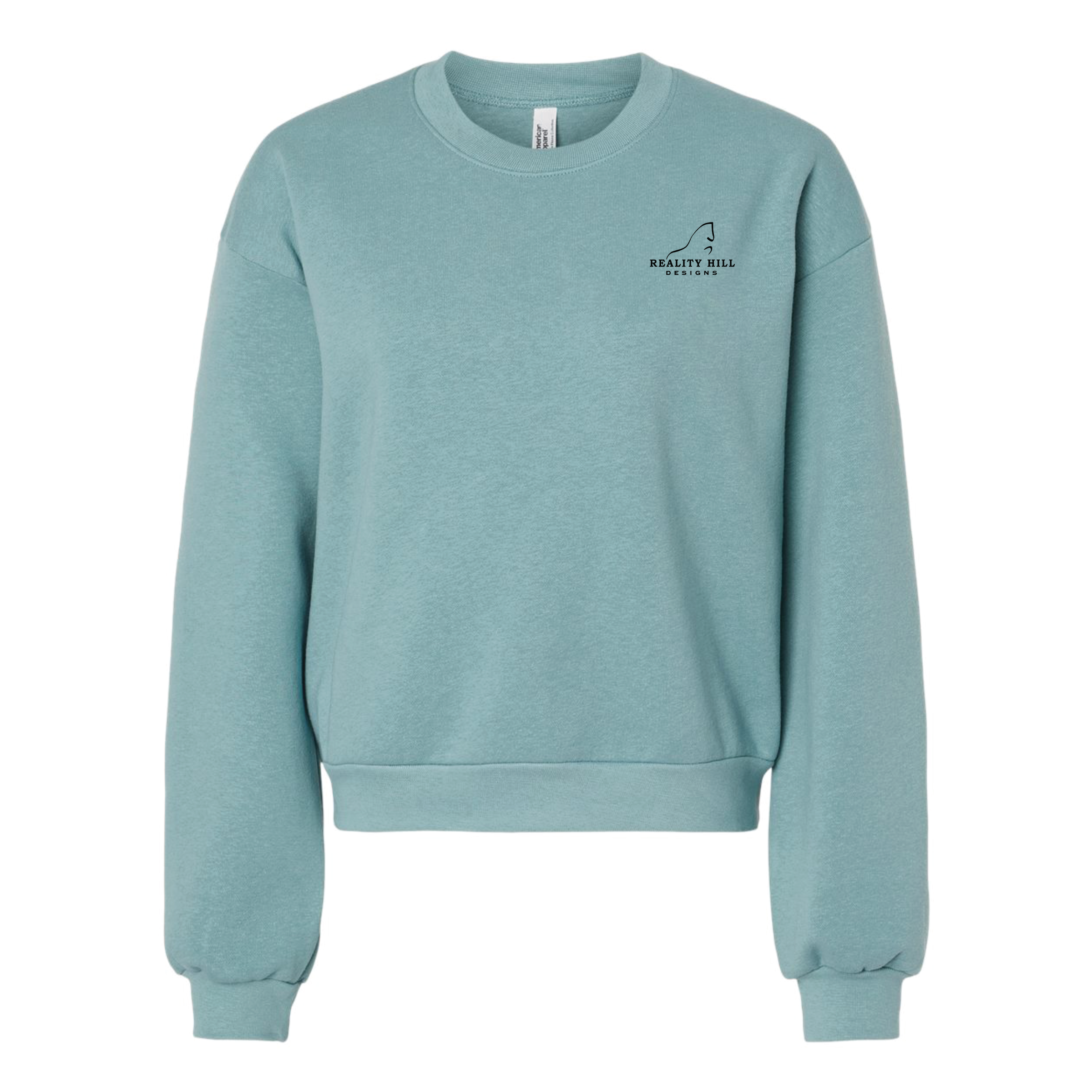 Women's American Apparel ReFlex Fleece Crewneck Sweatshirt