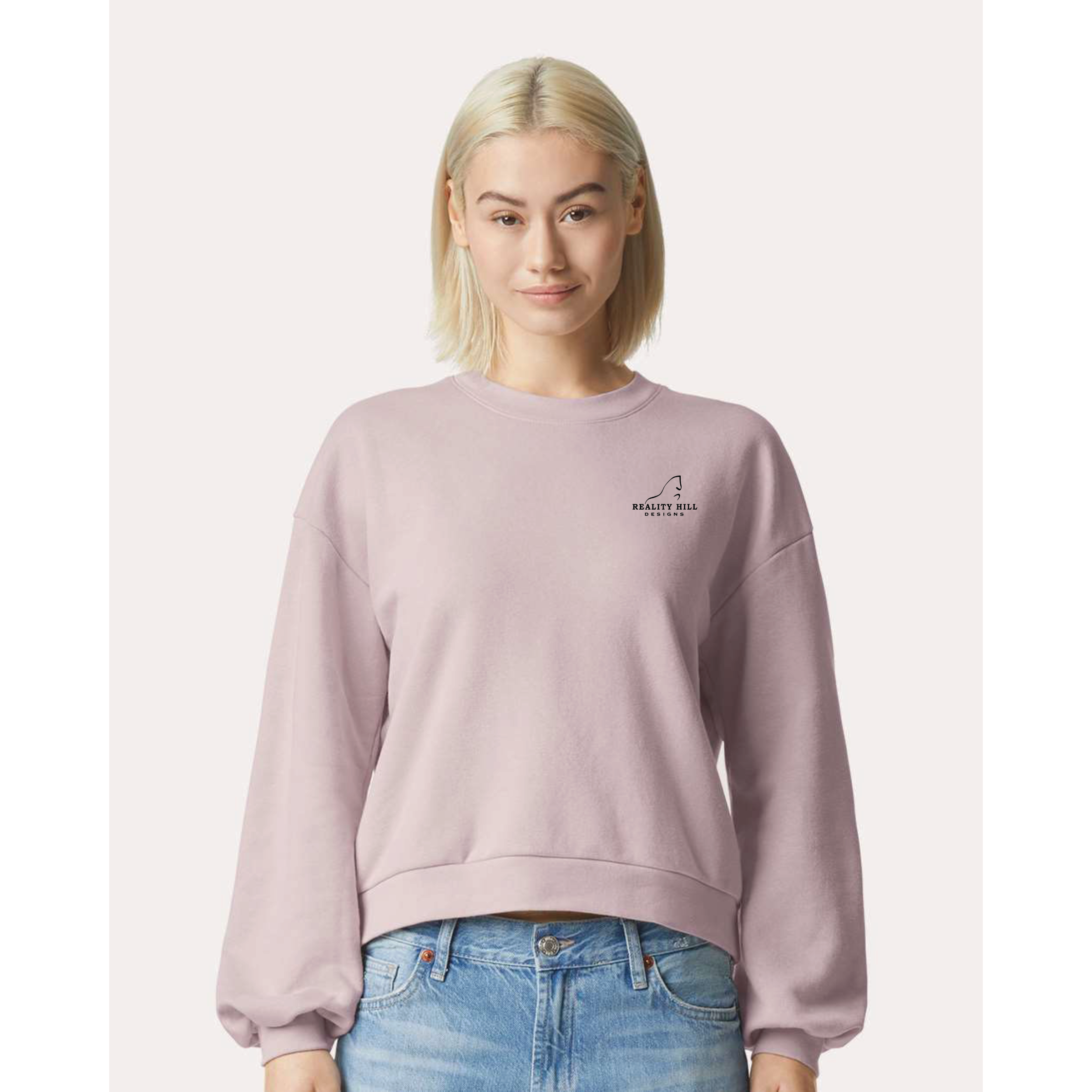 Women's American Apparel ReFlex Fleece Crewneck Sweatshirt