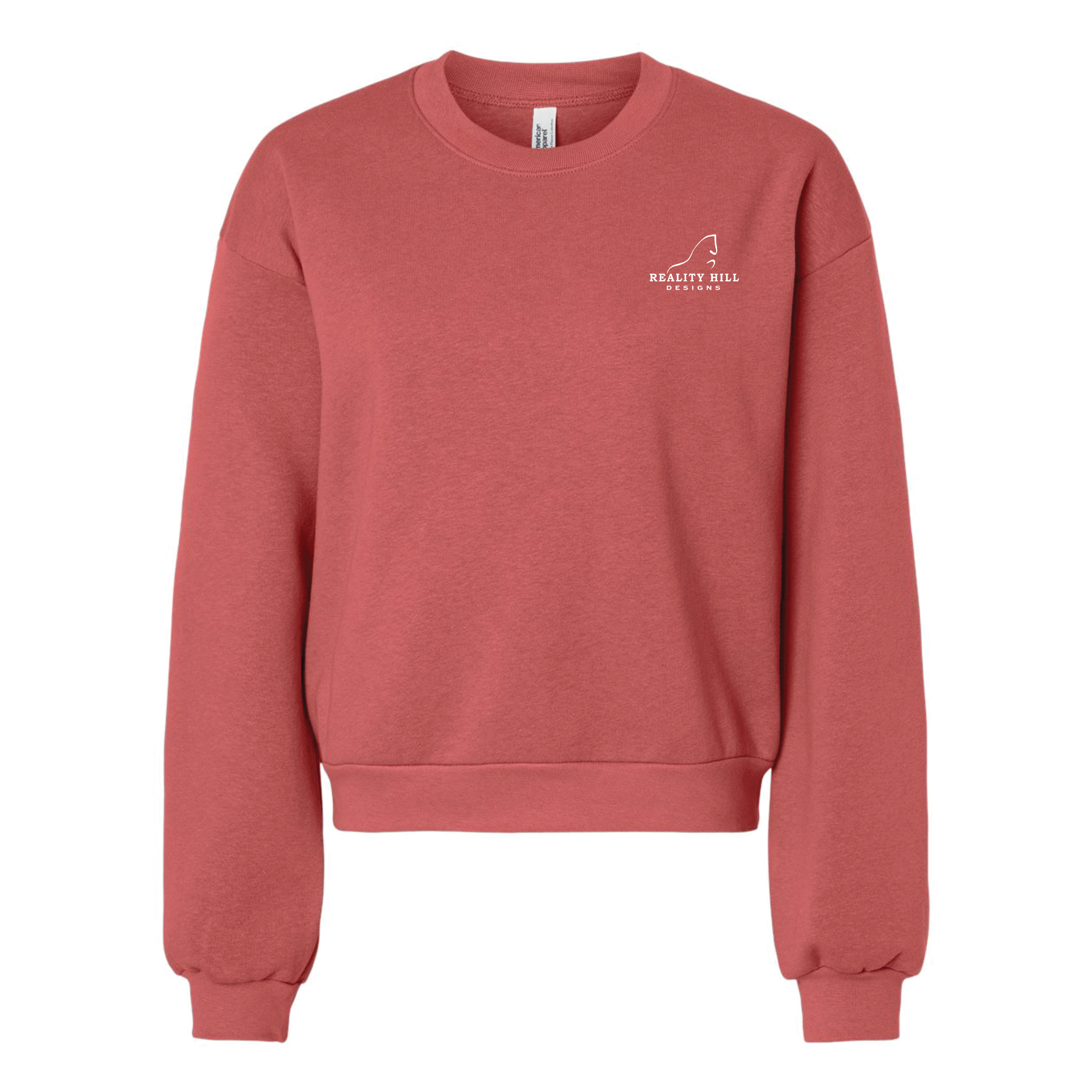 Women's American Apparel ReFlex Fleece Crewneck Sweatshirt