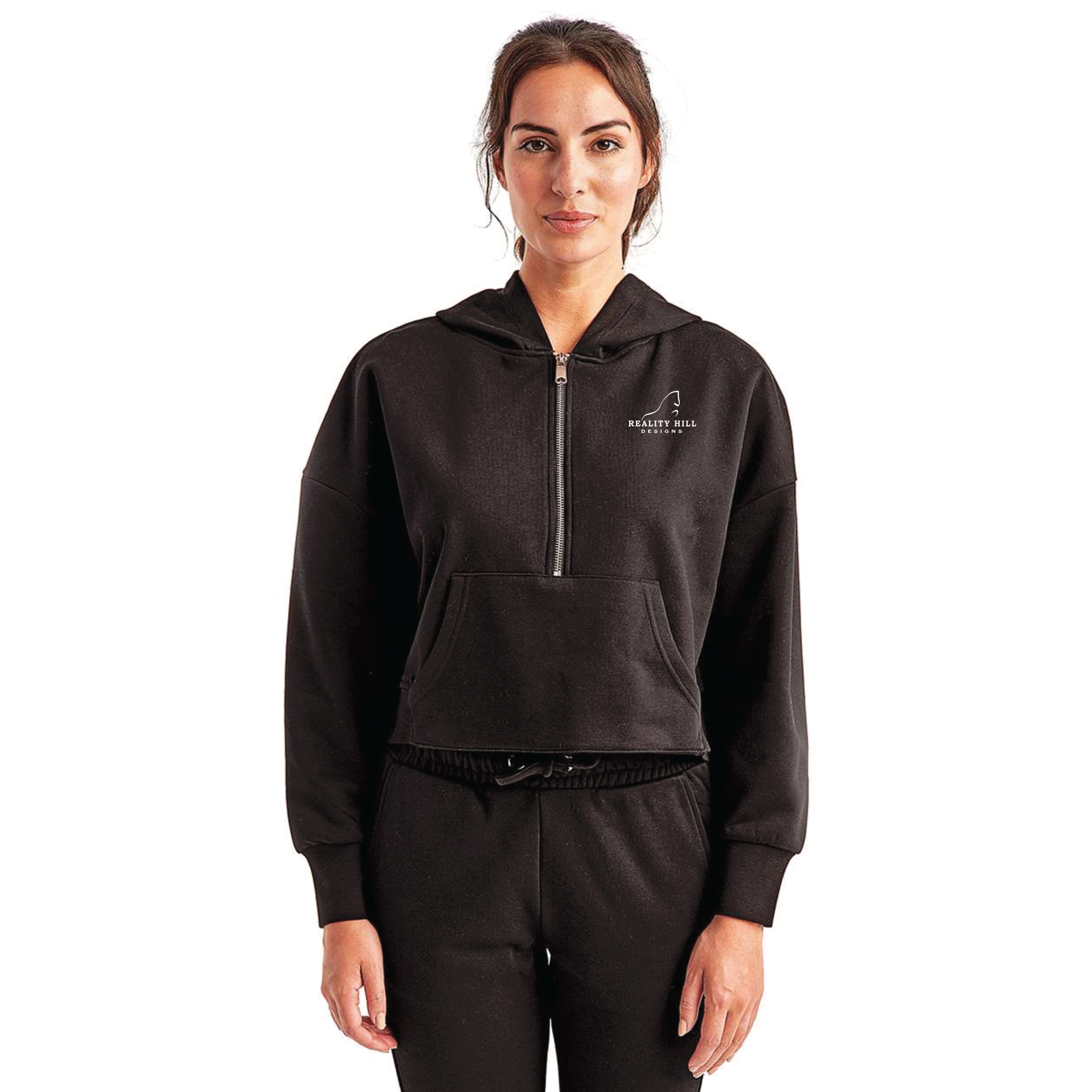 Women's TriDri Alice Half-Zip Hooded Sweatshirt