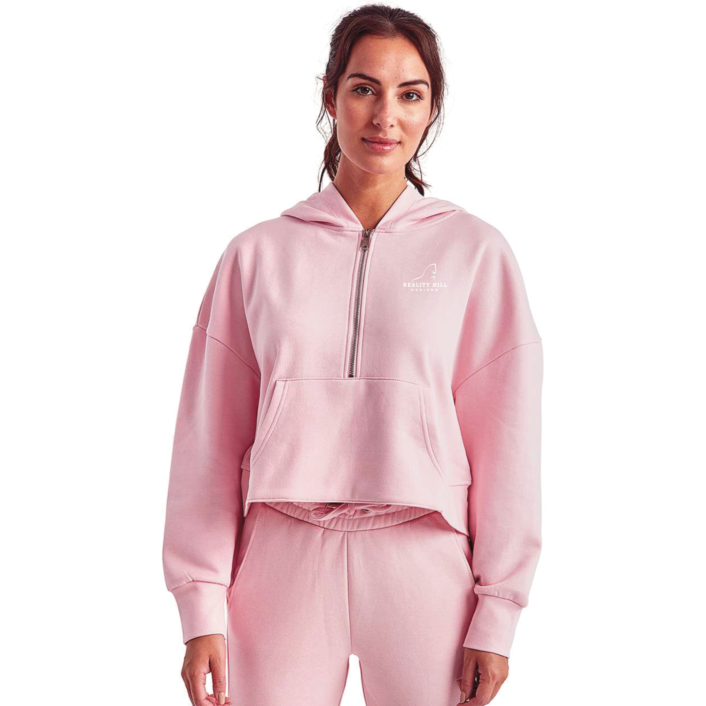 Women's TriDri Alice Half-Zip Hooded Sweatshirt