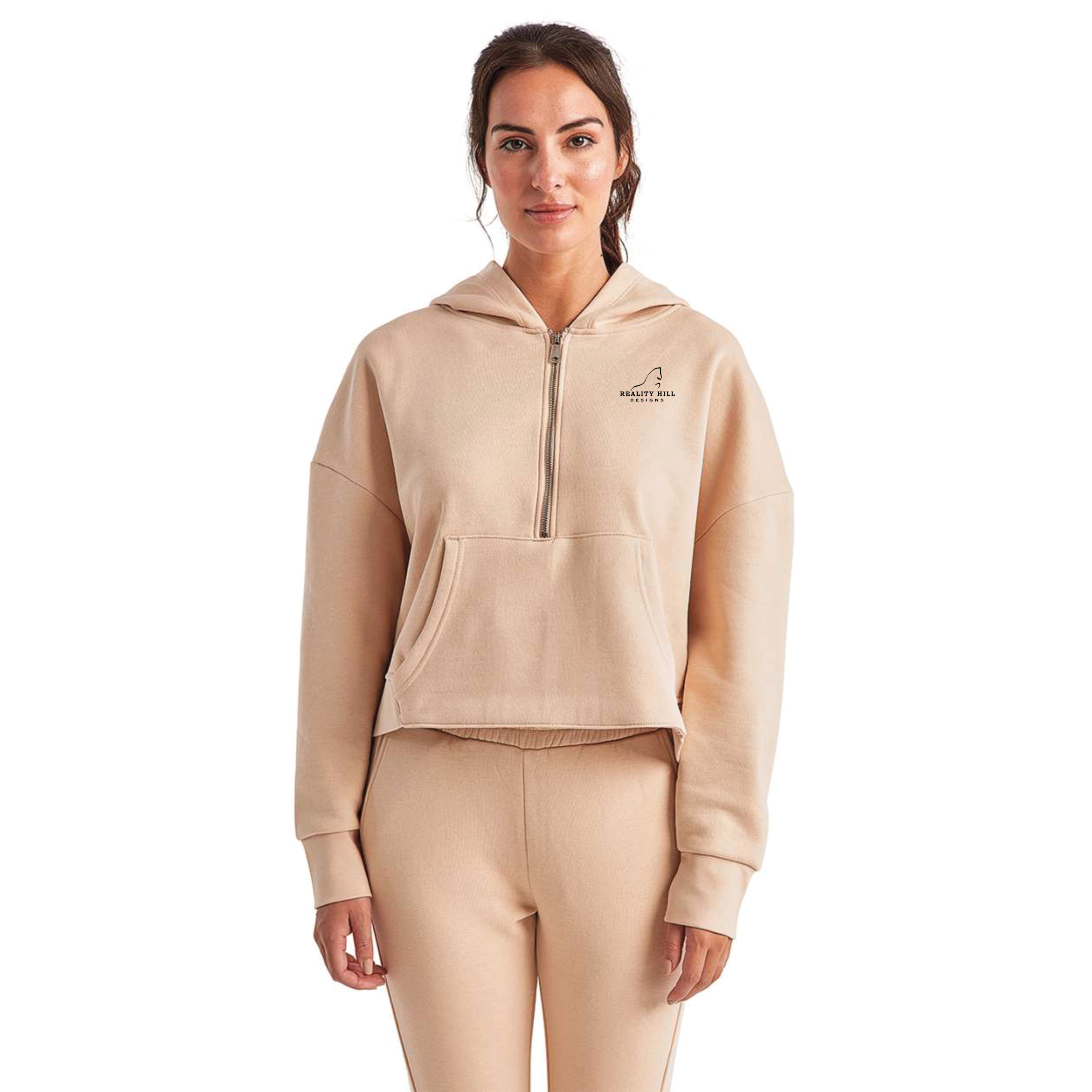 Women's TriDri Alice Half-Zip Hooded Sweatshirt