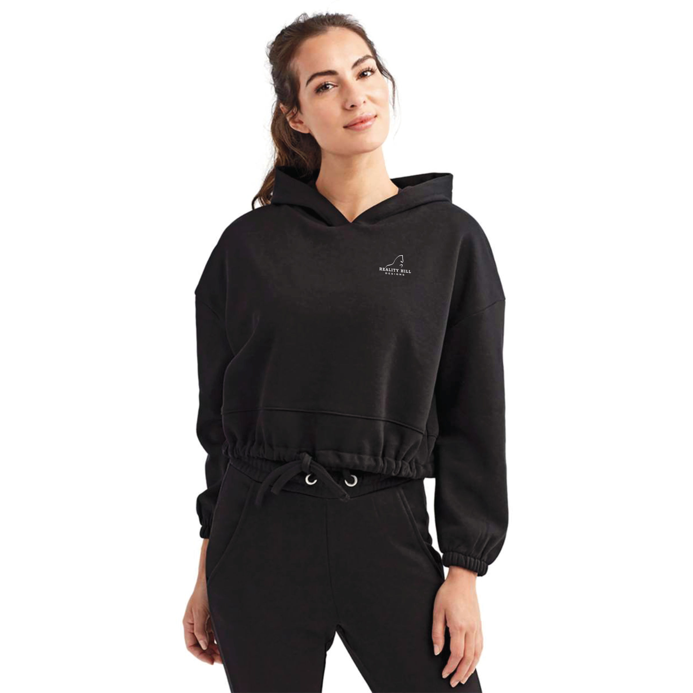 Women's TriDri Cropped Maria Hooded Sweatshirt