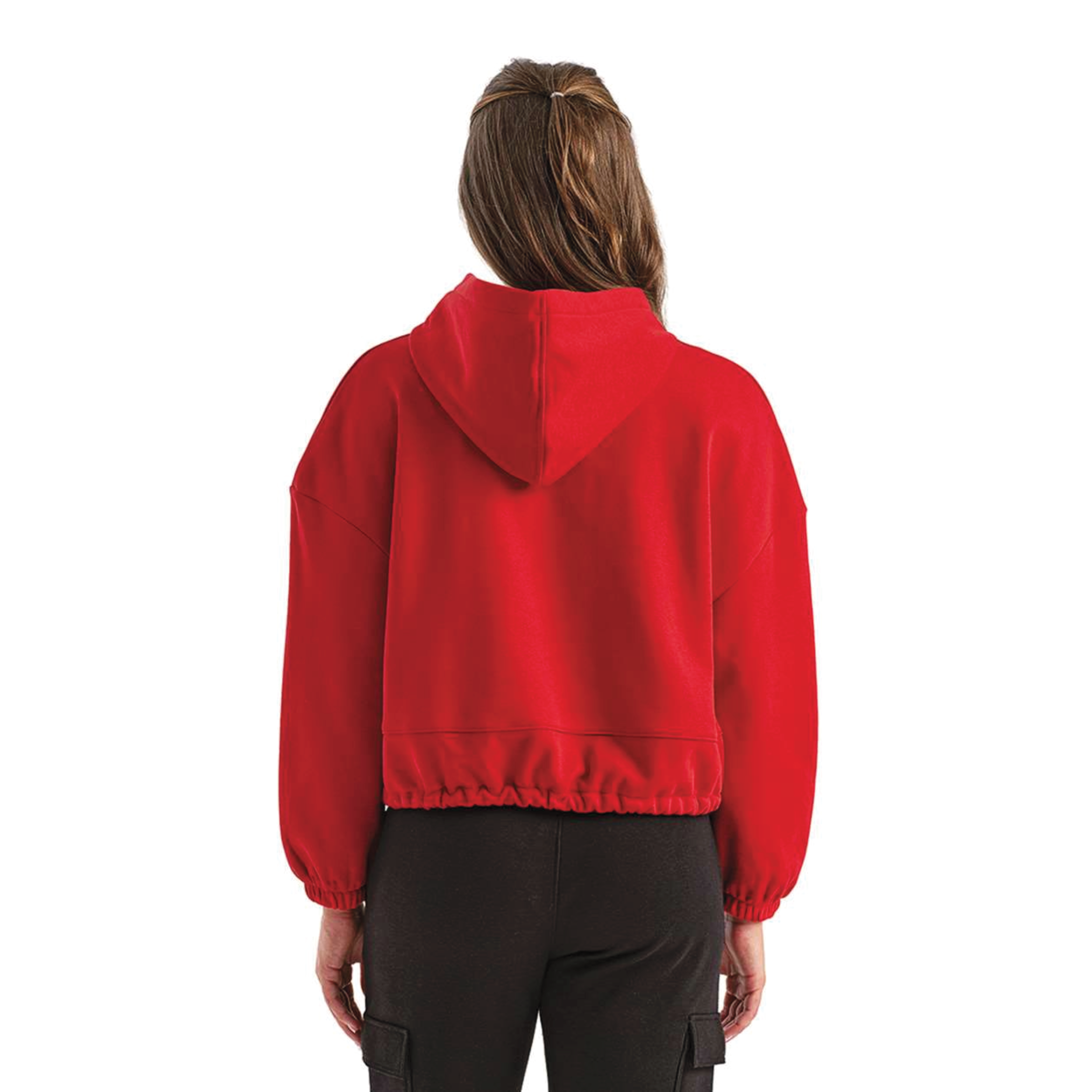 Women's TriDri Cropped Maria Hooded Sweatshirt