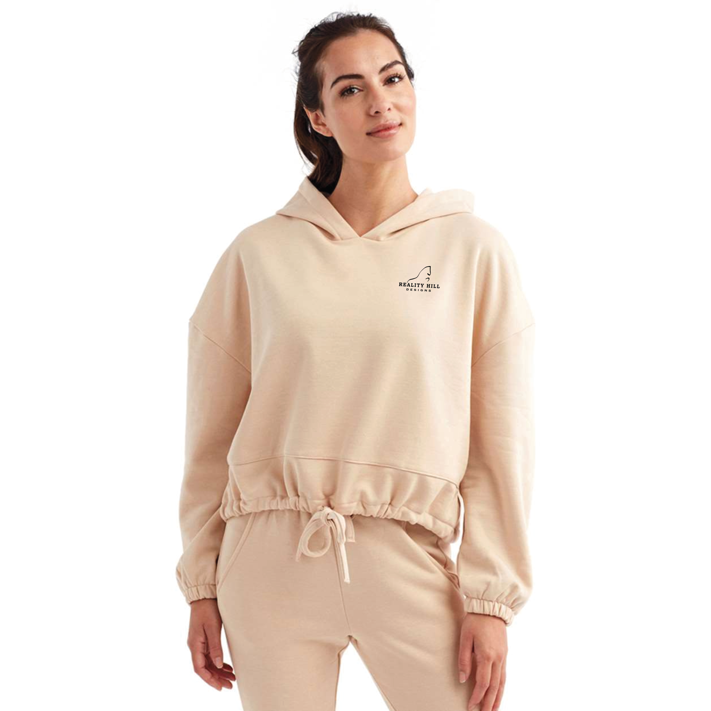 Women's TriDri Cropped Maria Hooded Sweatshirt
