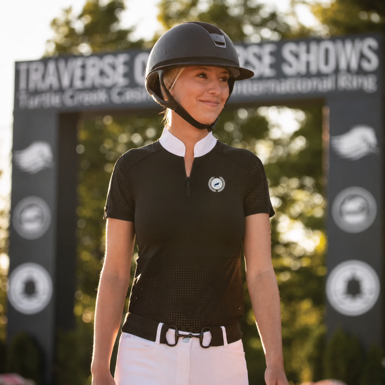 Avon Eventing Euphoric Equestrian Grace Short Sleeve Competition Shirt
